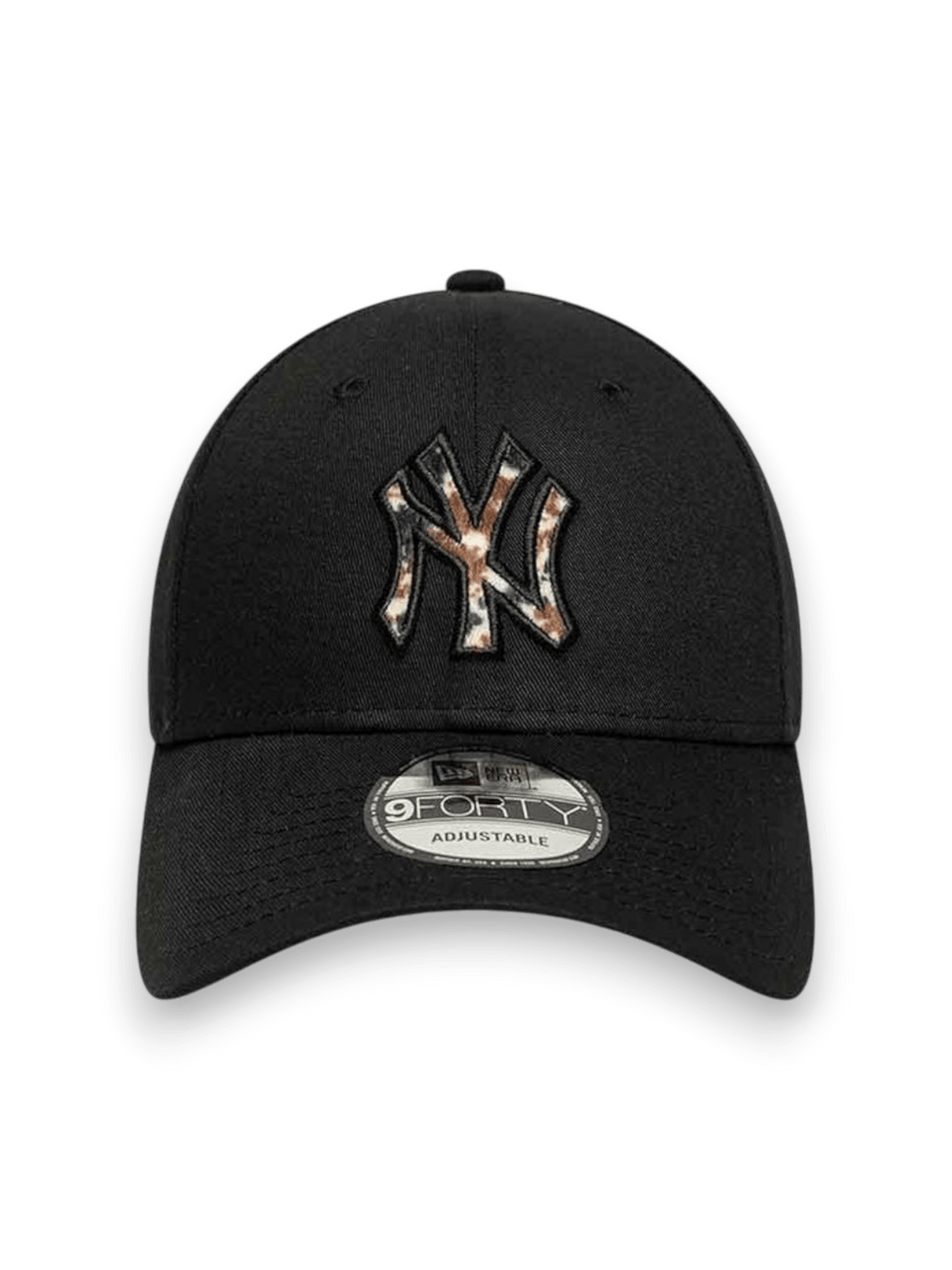 New Era Cap 9FORTY New York Cow Print Black