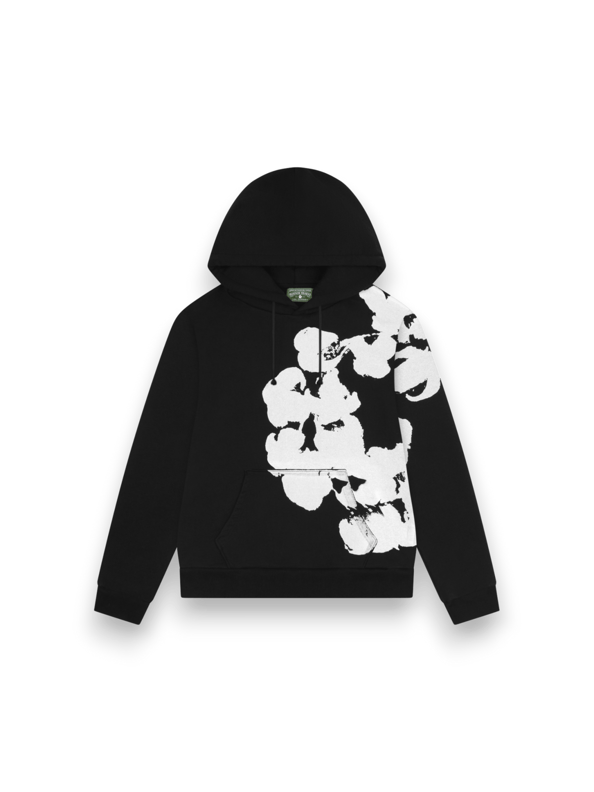 Denim Tears Big Cotton Wreath Sweatshirt Black