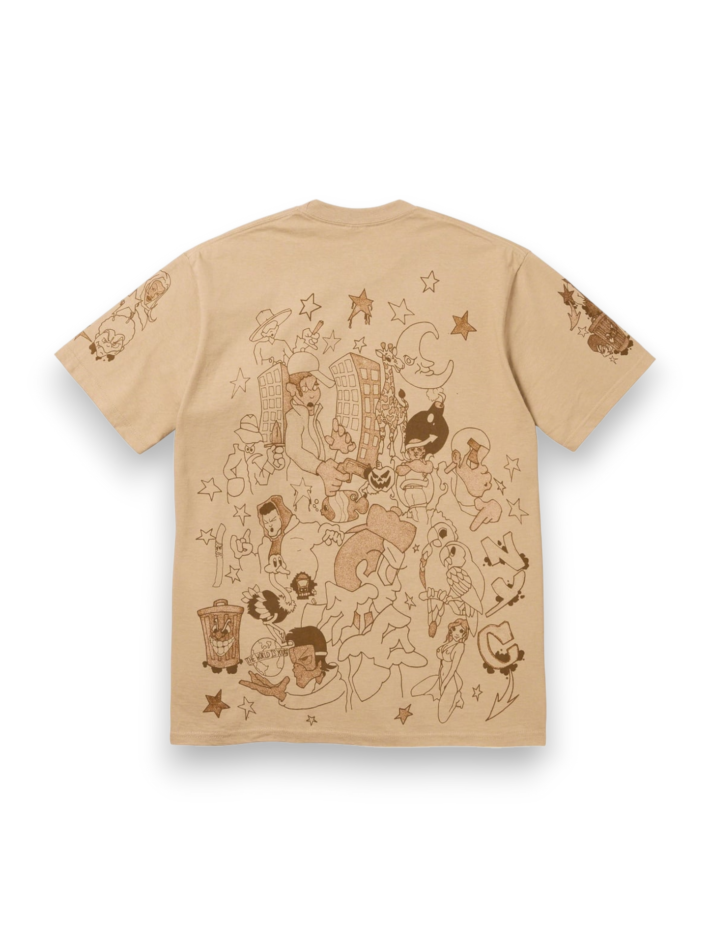 Supreme Downtown Tee Khaki