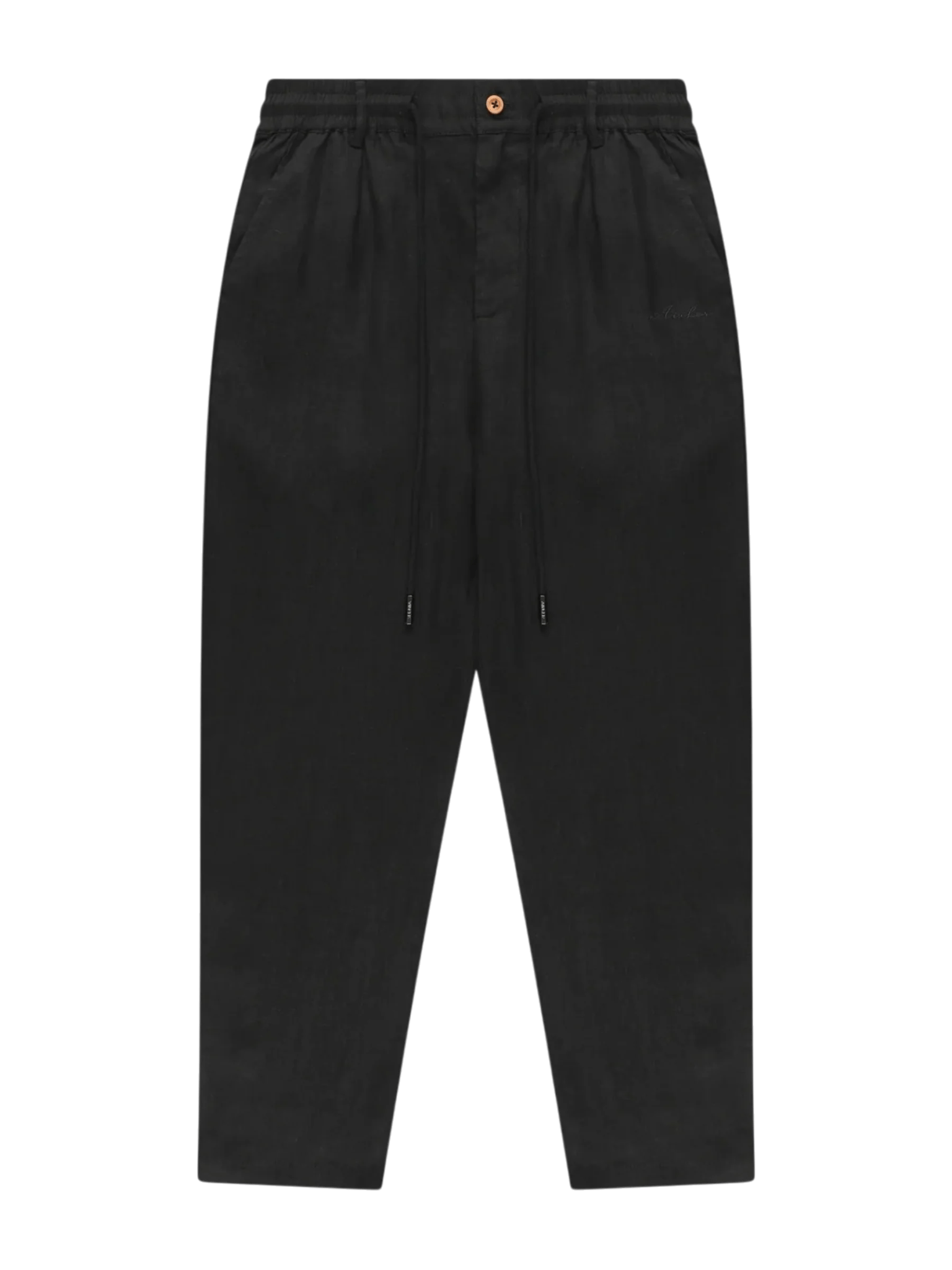 AINKER – Linen 777 Black Pants