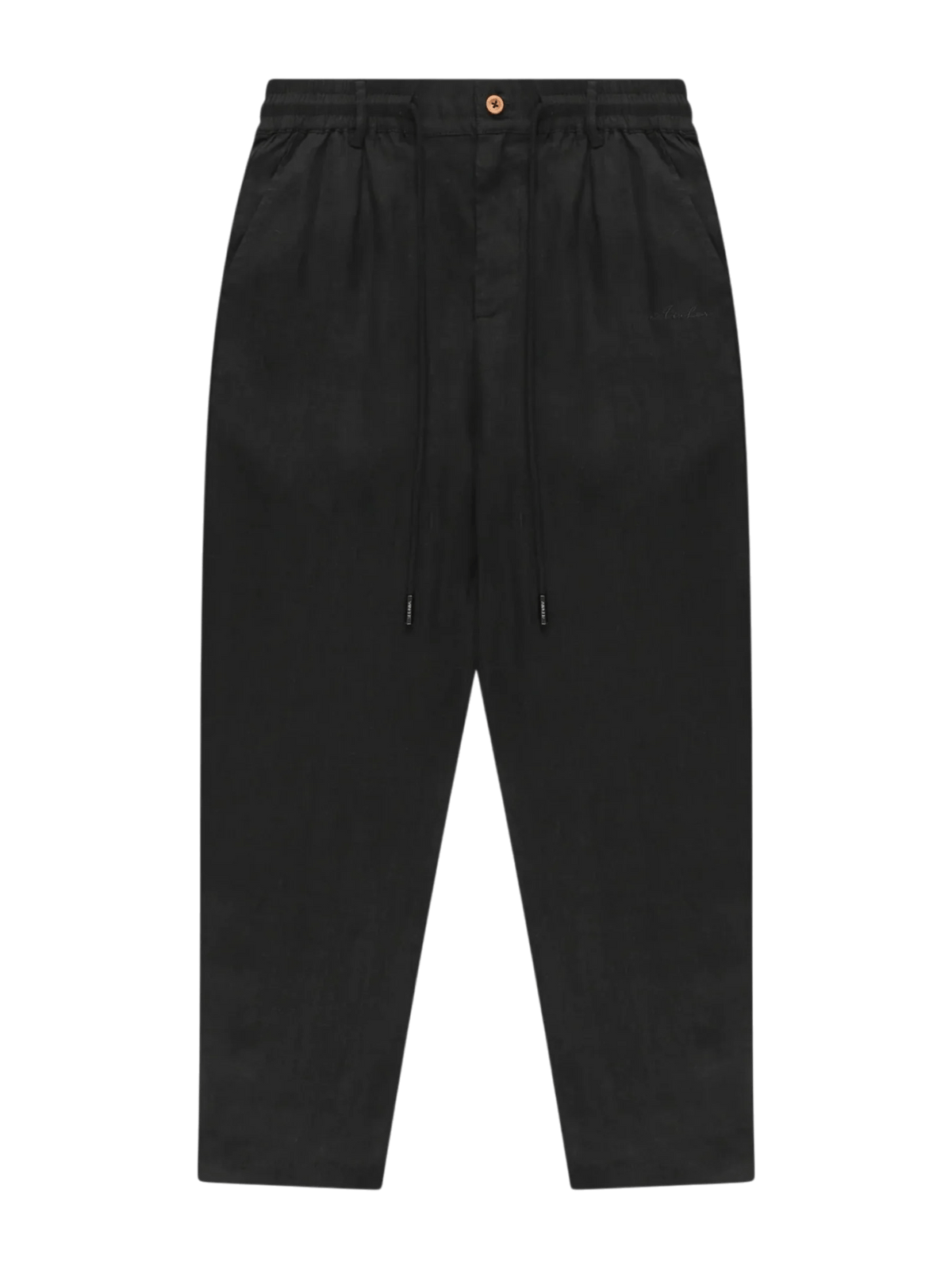 AINKER – Linen 777 Black Pants