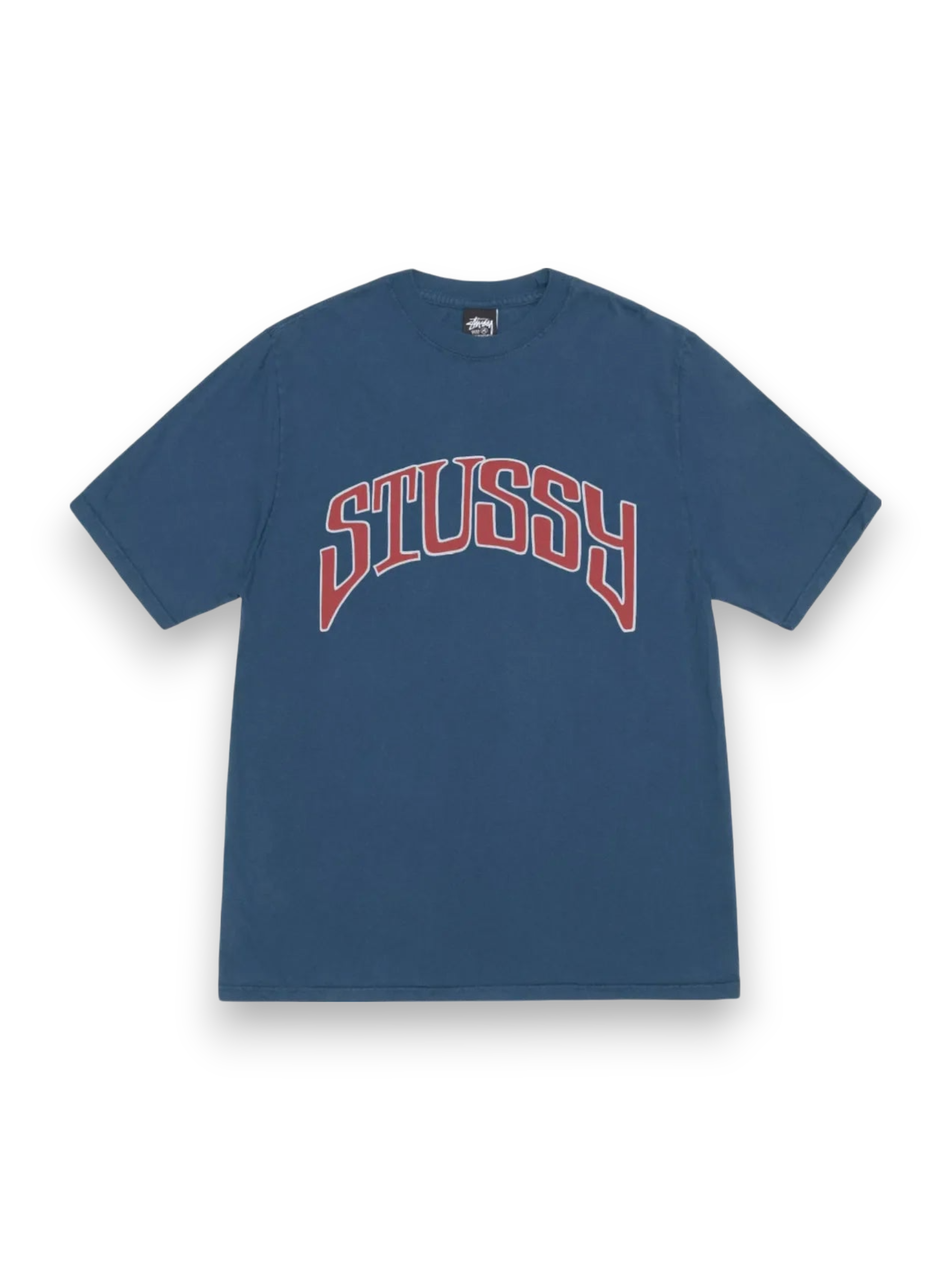 Stussy Arched Pigment Dyed Tee Navy