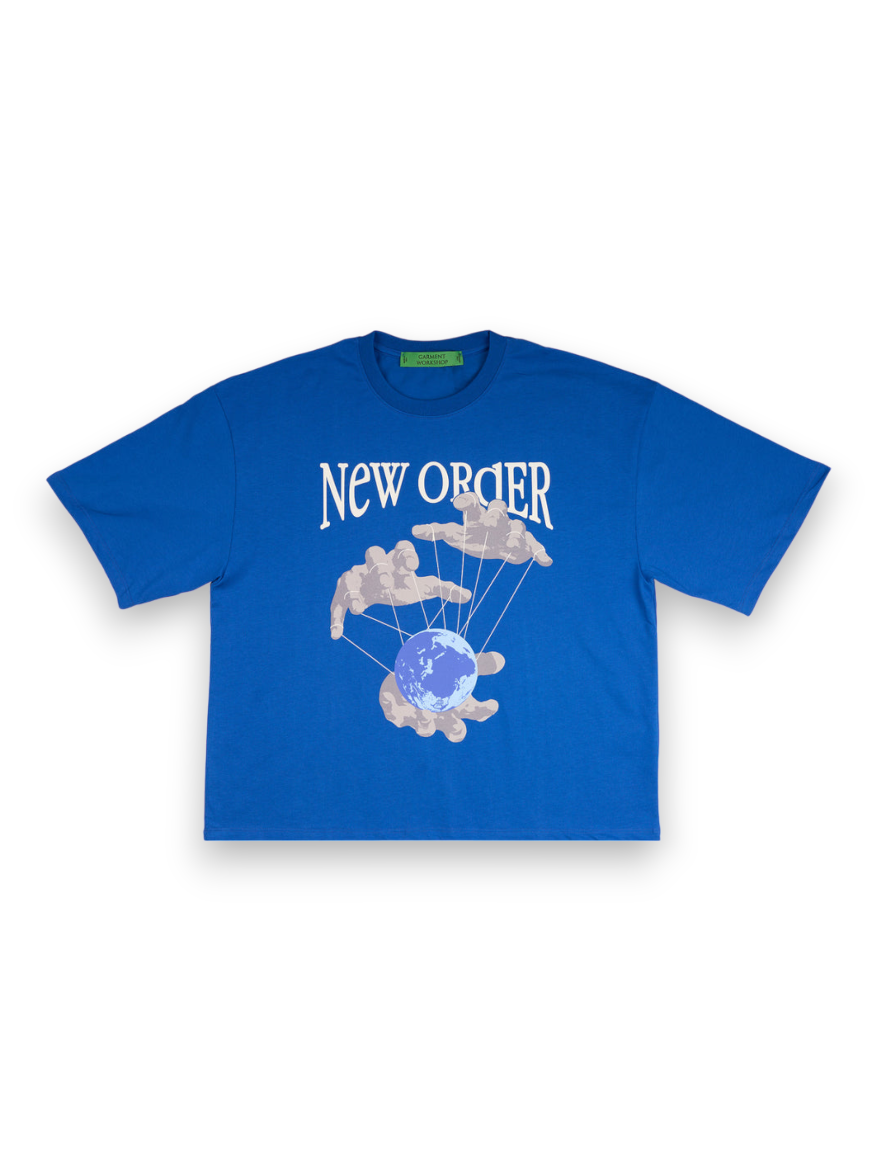 Garment Workshop Royal Blue New Order Boxy Tee