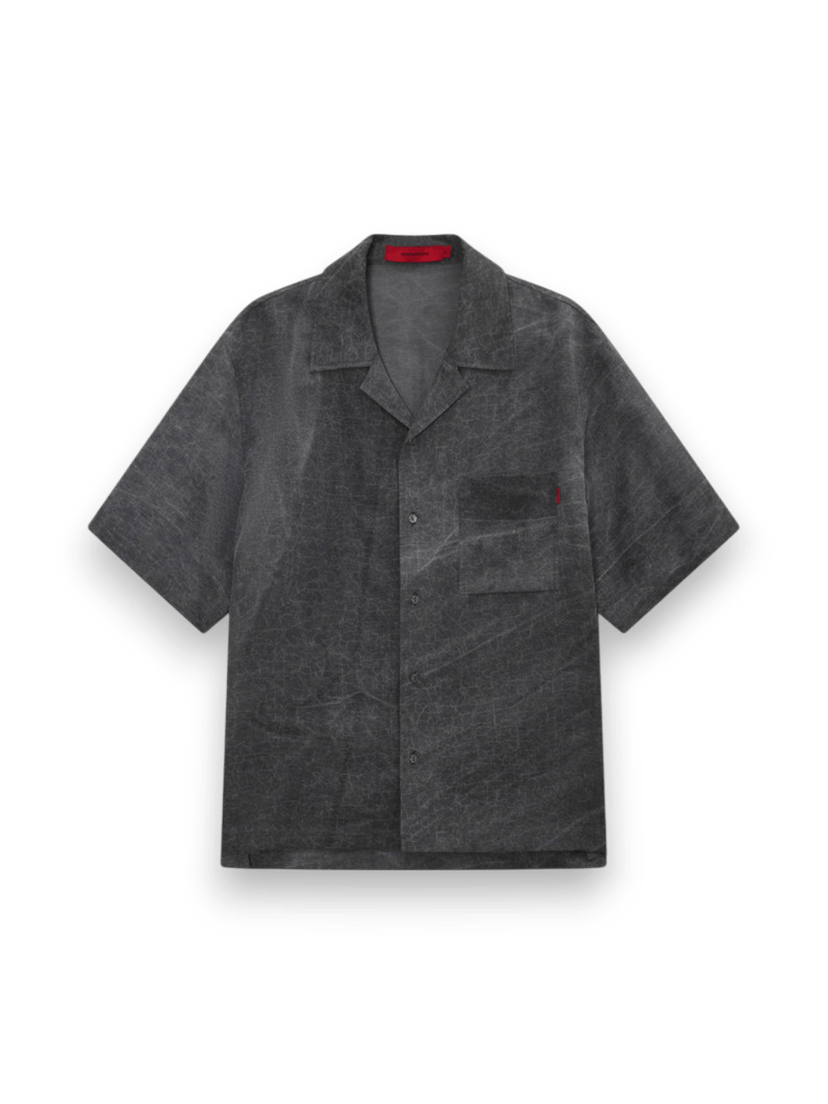 Acupuncture Cracked Shirt S/S Marble Grey