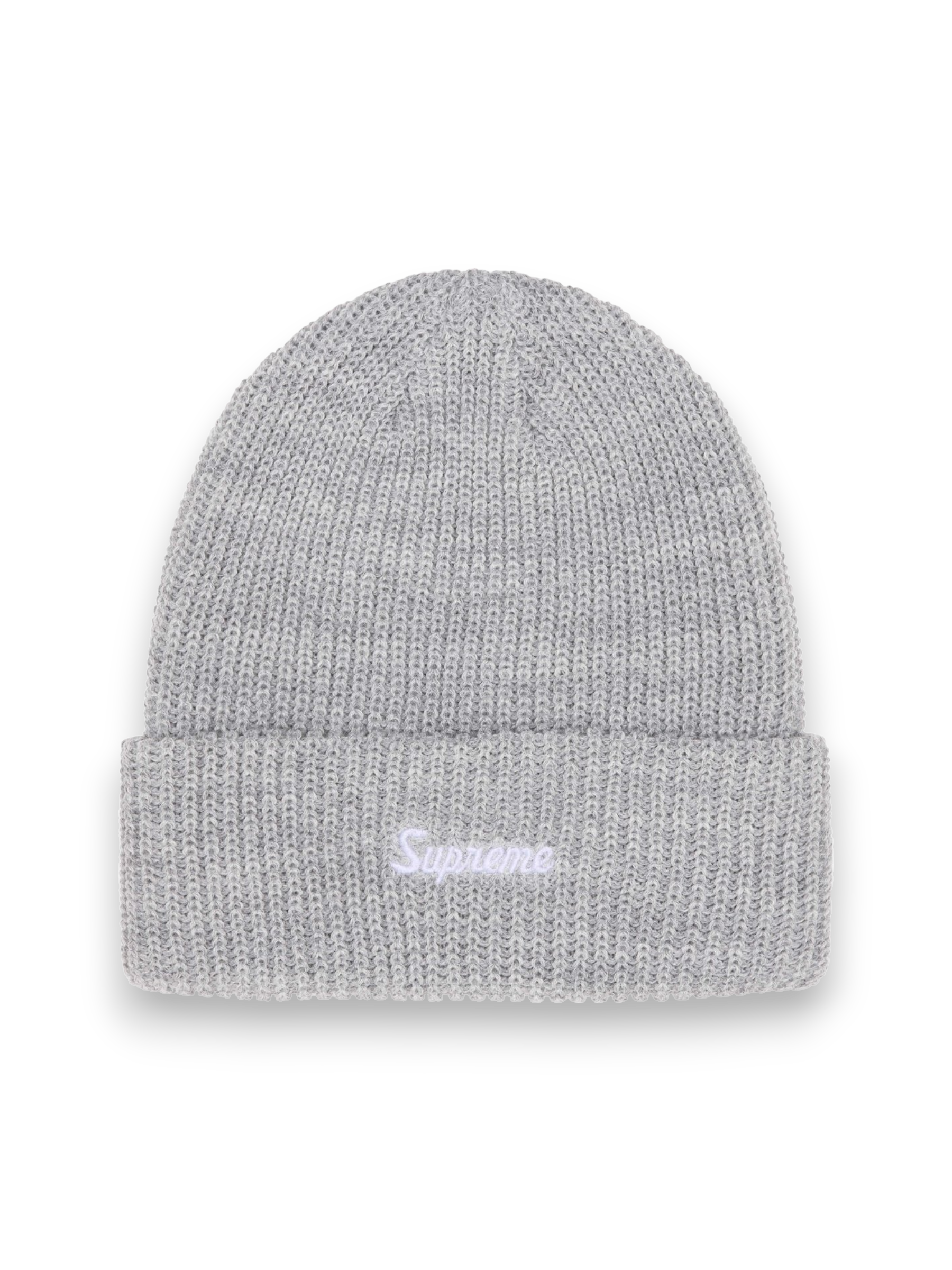 Supreme Loose Gauge Beanie Heather Grey