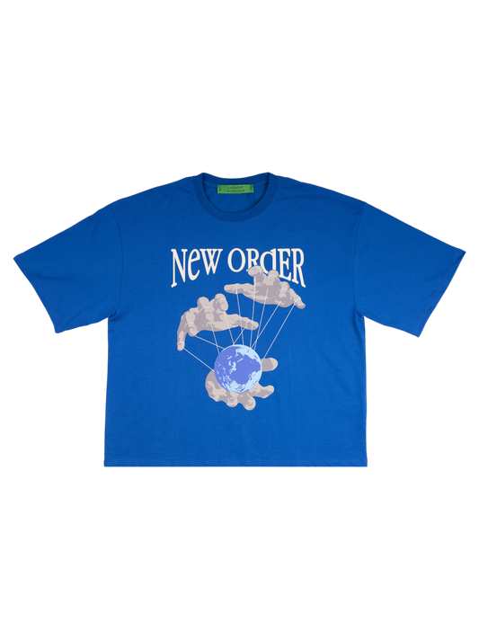 Garment Workshop Royal Blue New Order Boxy Tee