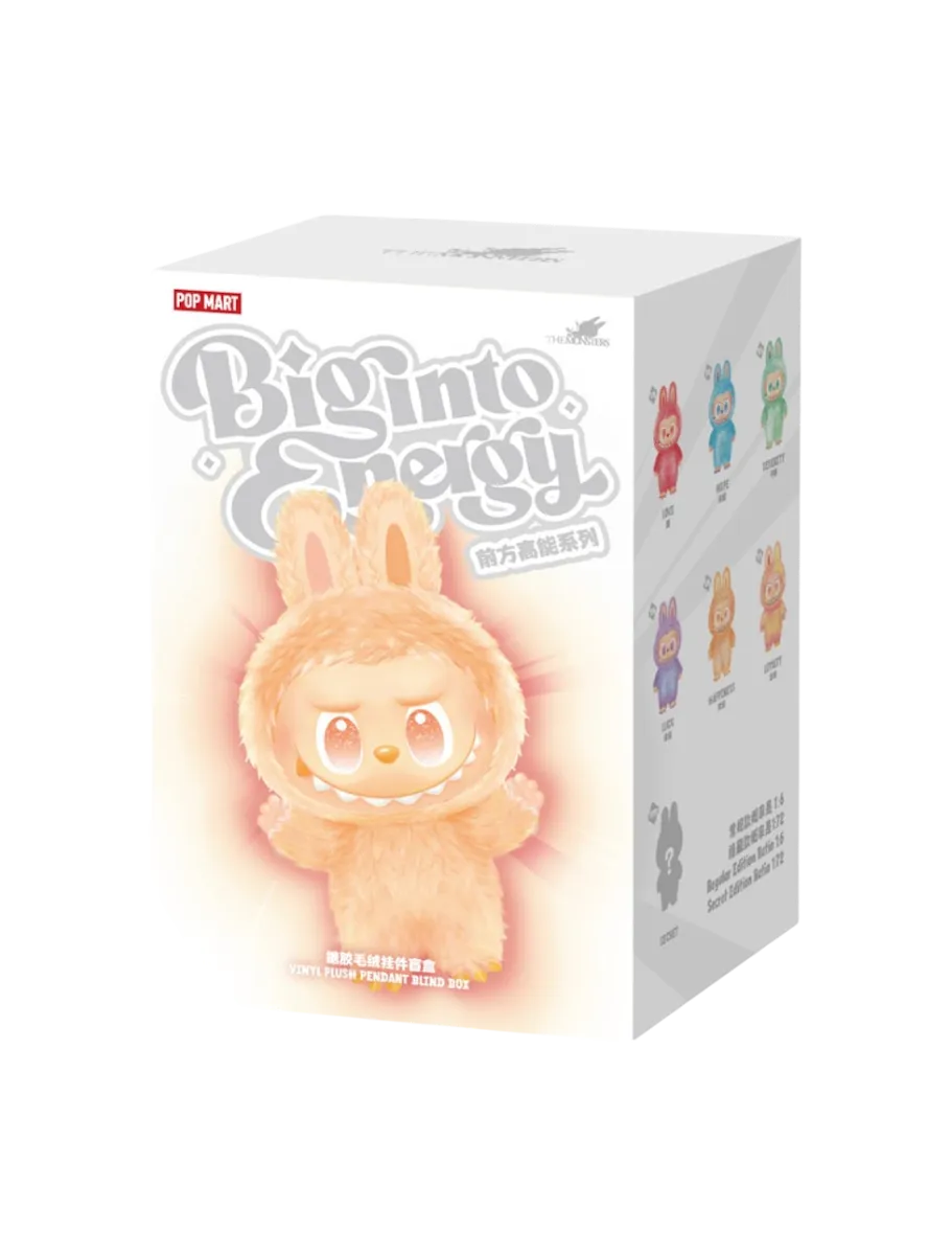 Pop Mart Labubu The Monsters Big into Energy Series Vinyl Plush Pendant Single Blind Box