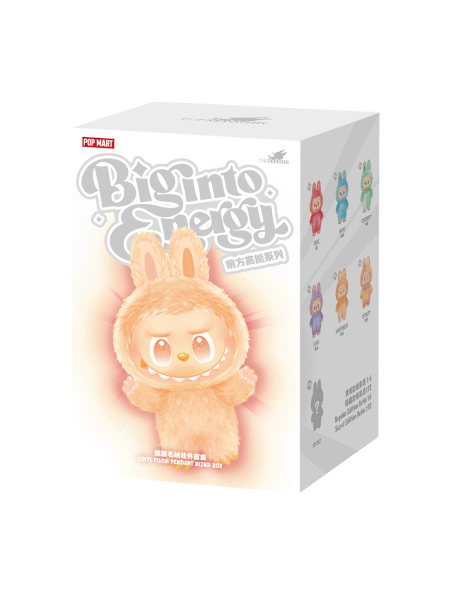 Pop Mart Labubu The Monsters Big into Energy Series Vinyl Plush Pendant Single Blind Box