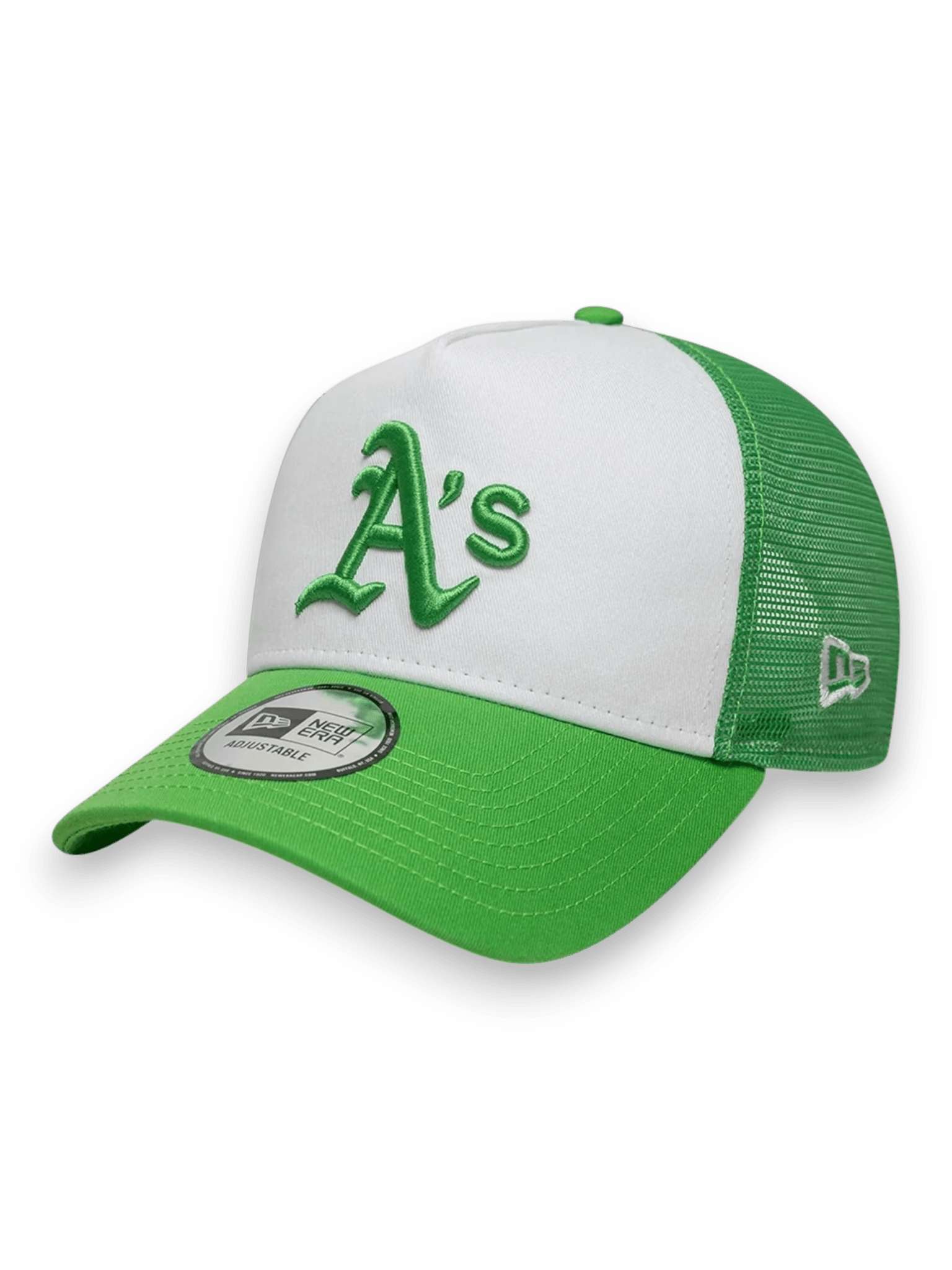 New Era 9FORTY A-Frame Trucker Athletics MLB League Essential Verde