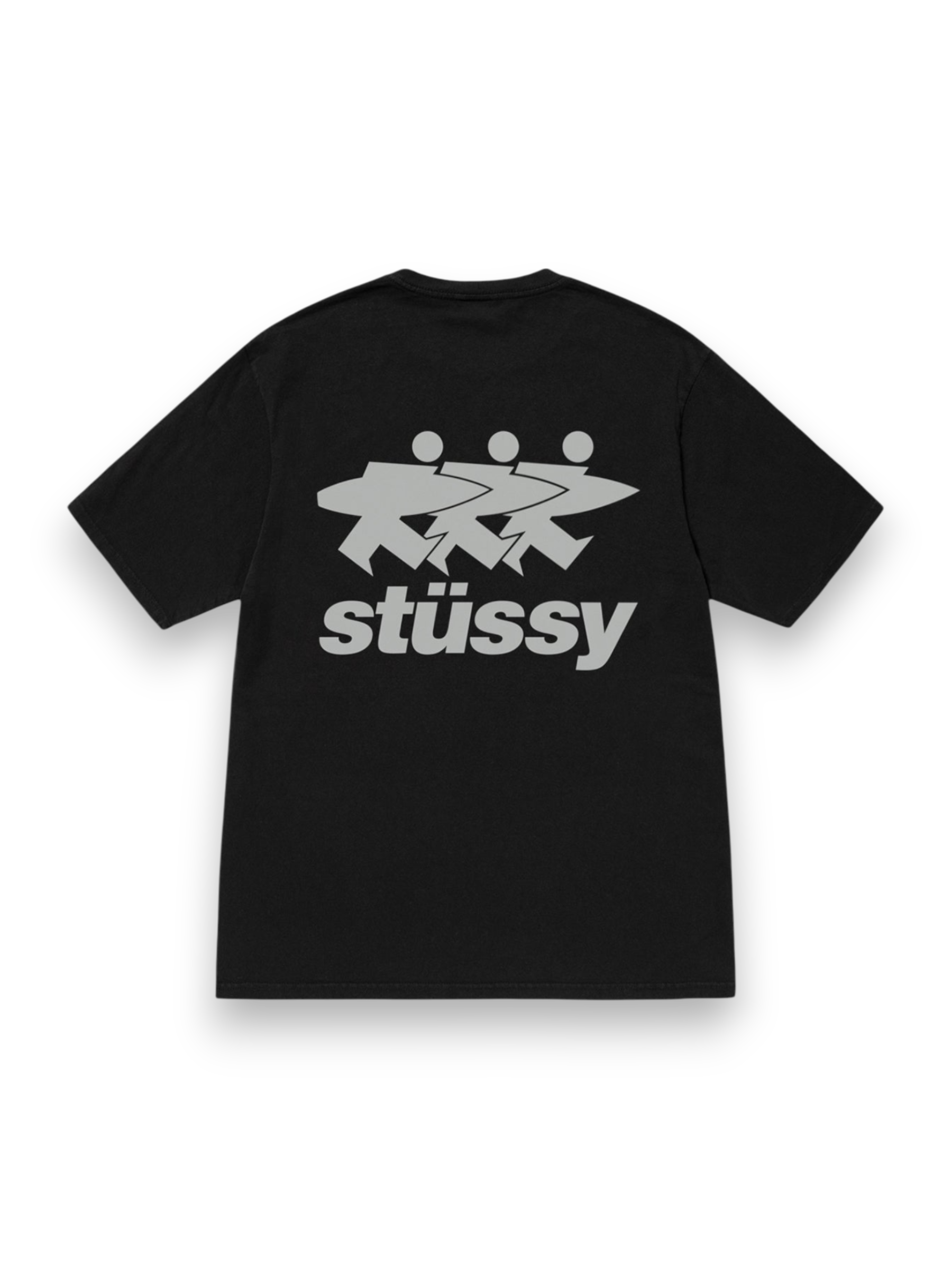 Stussy Surfwalk Pigment Dyed Tee Black