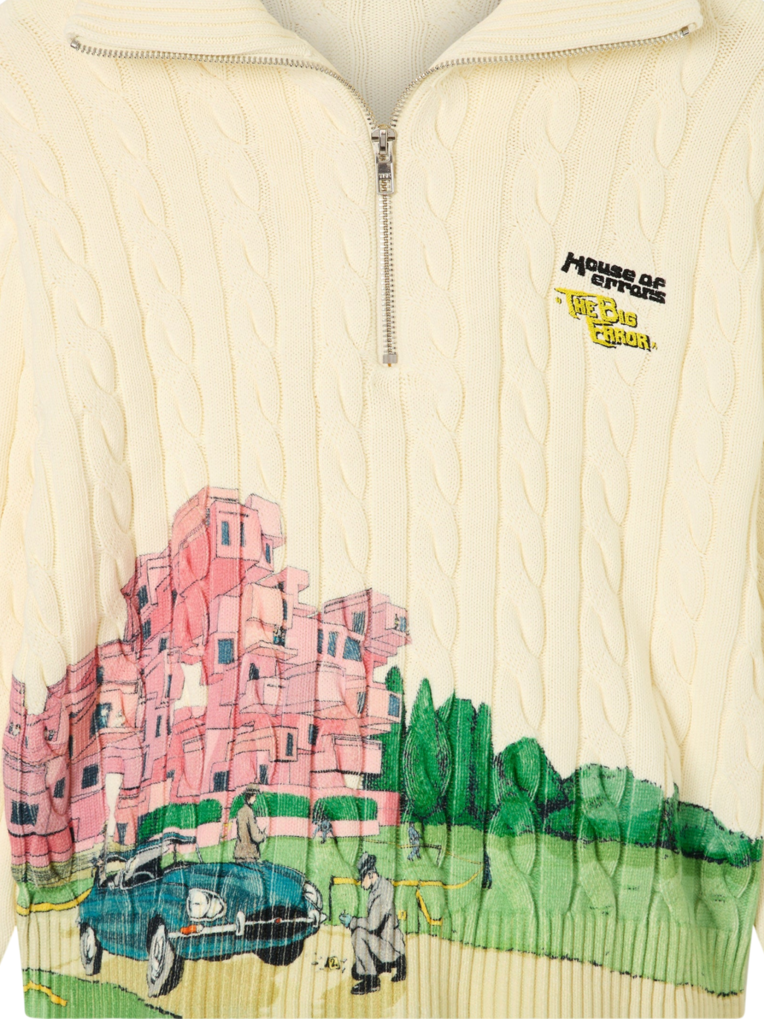 House Of Errors Crime Scene Cable Knit Sweater