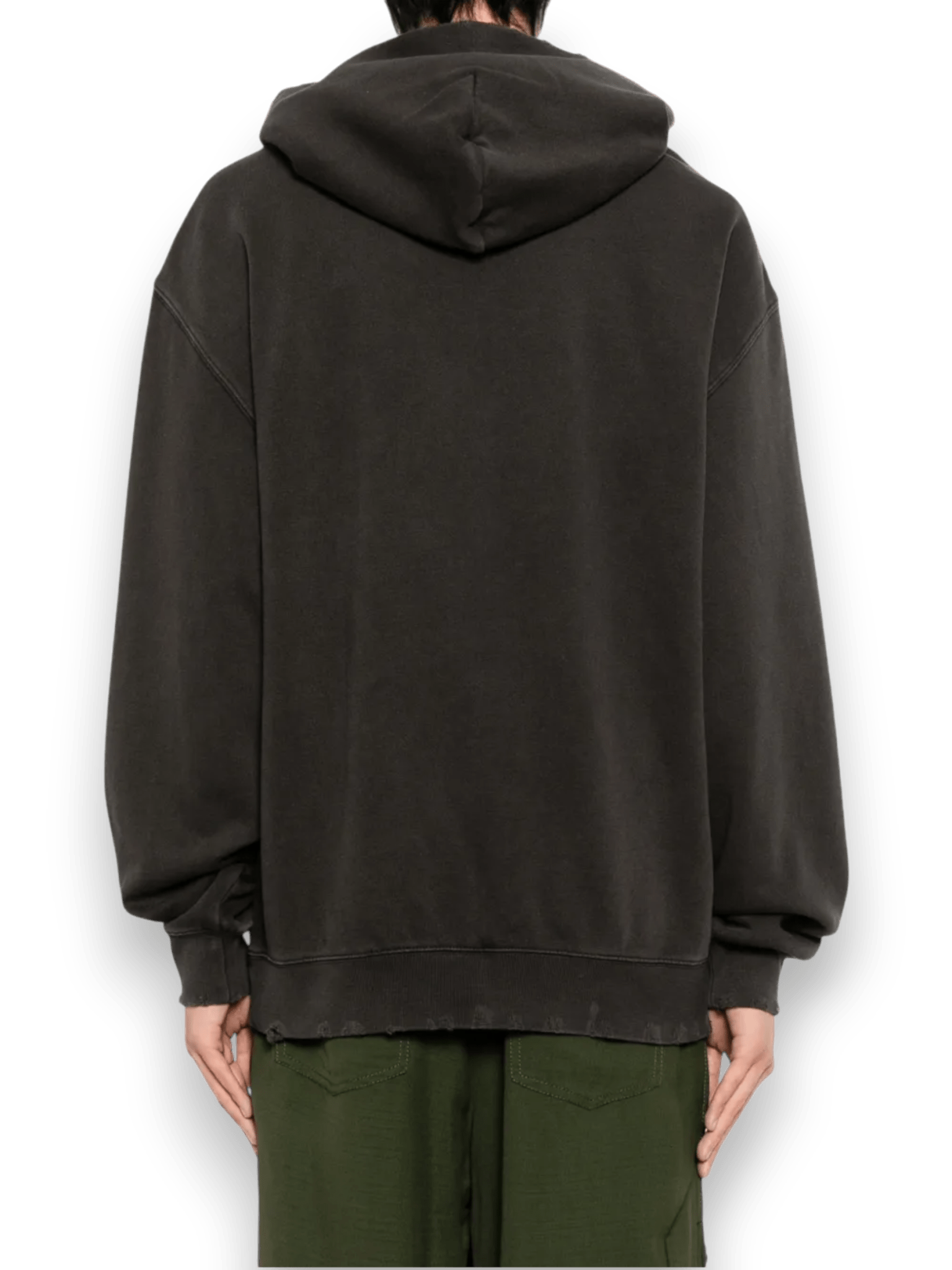 Warman Middle Fingers Up Graphic Hoodie Black