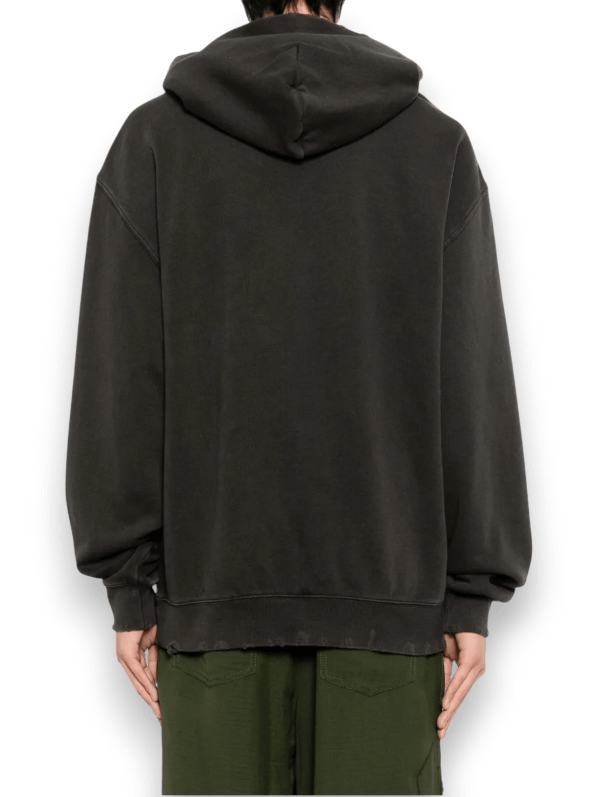 Warman Middle Fingers Up Graphic Hoodie Black
