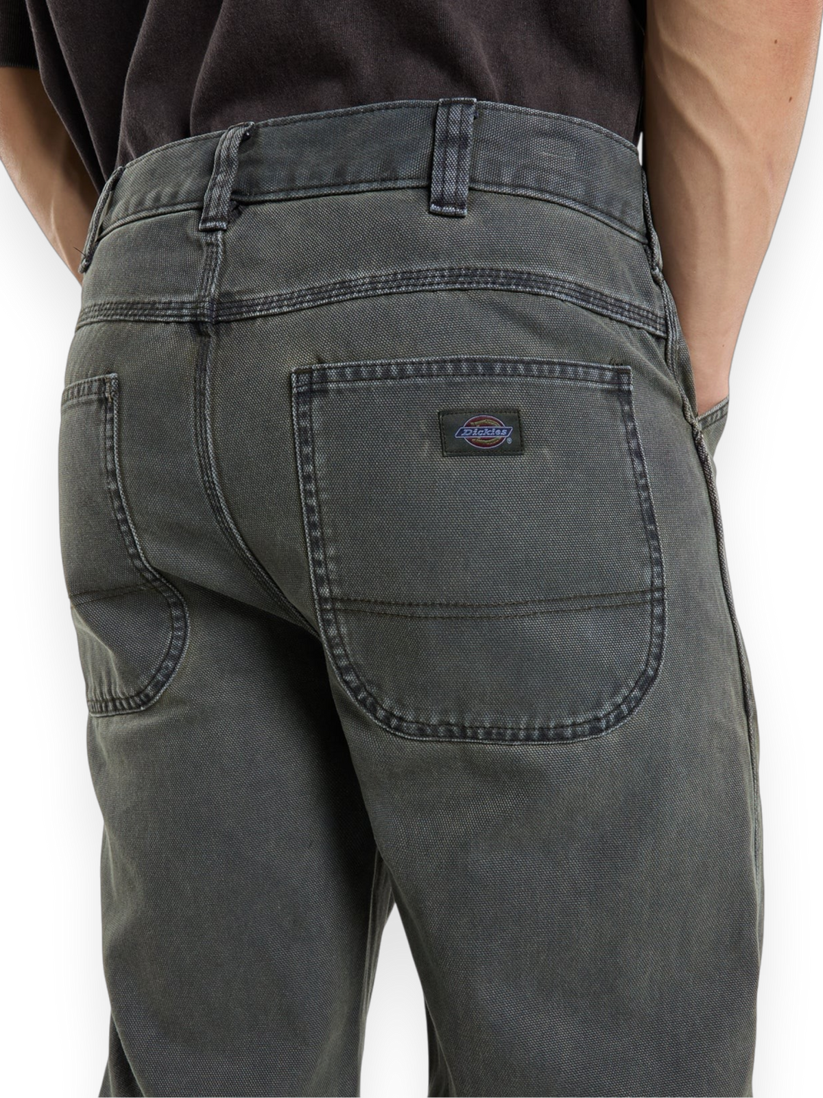 Dickies Houck Loose Straight Canvas Pant Dark Green