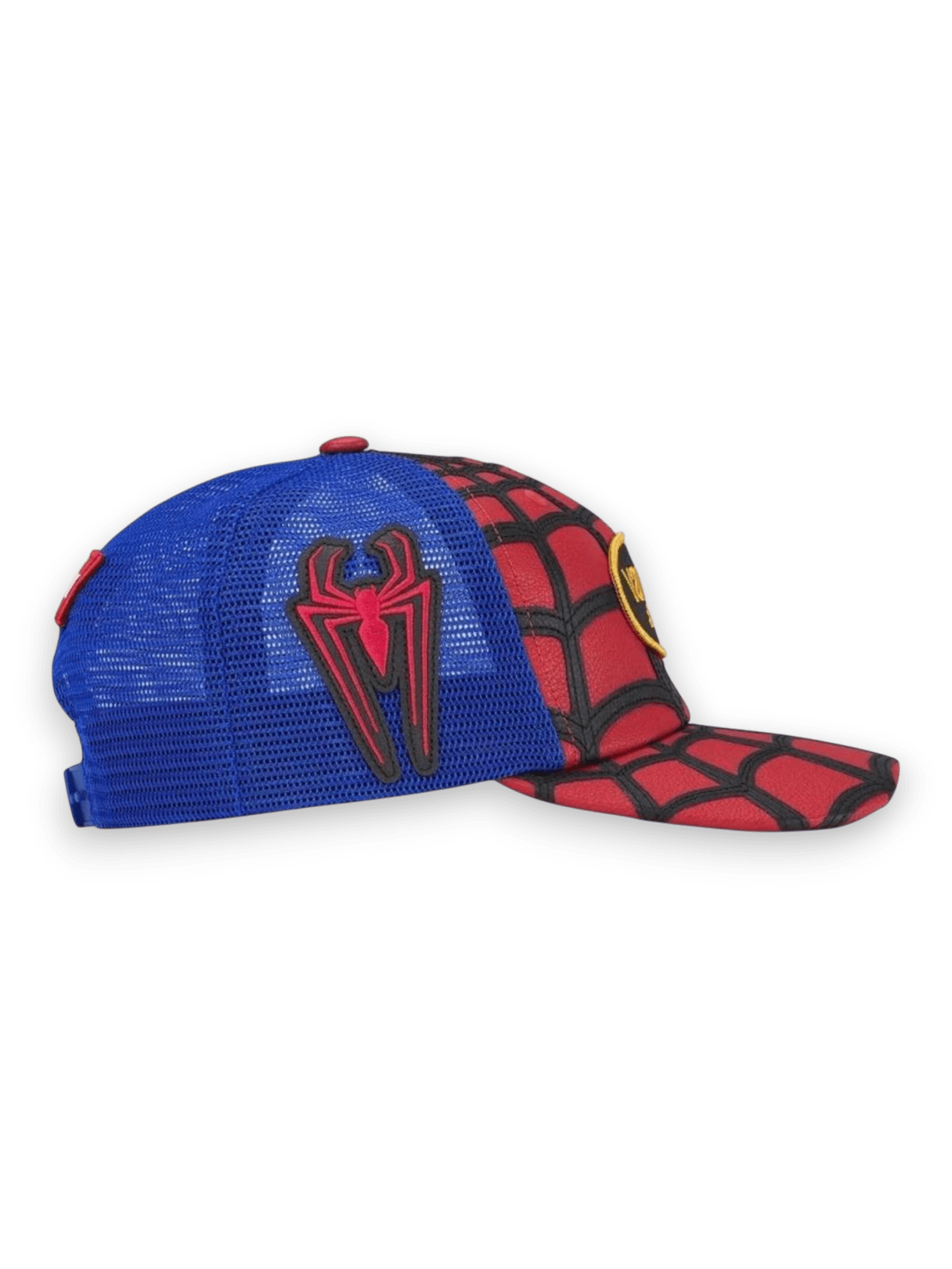 Supreme Vanson Leathers Spider-Man Mesh Back 6-Panel Hat Red