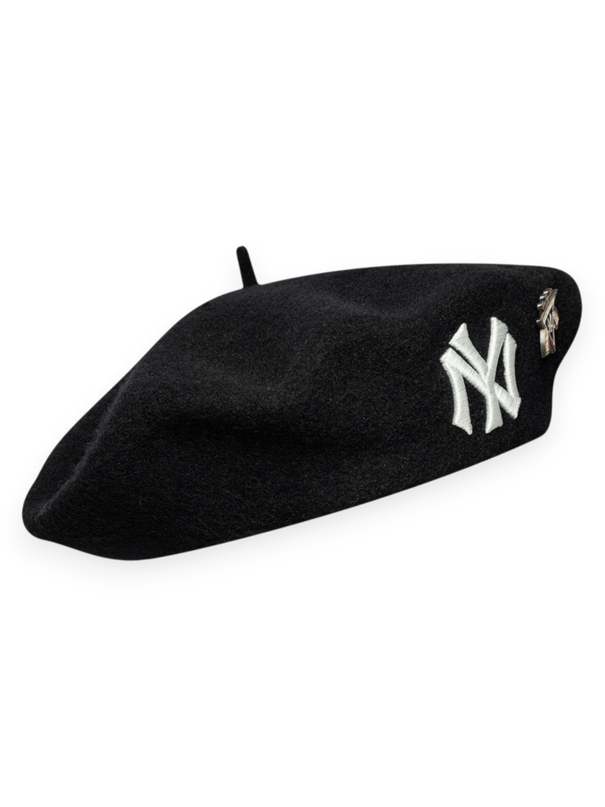 New Era Cap Beret New York Yankees MLB Cooperstown Pin Black