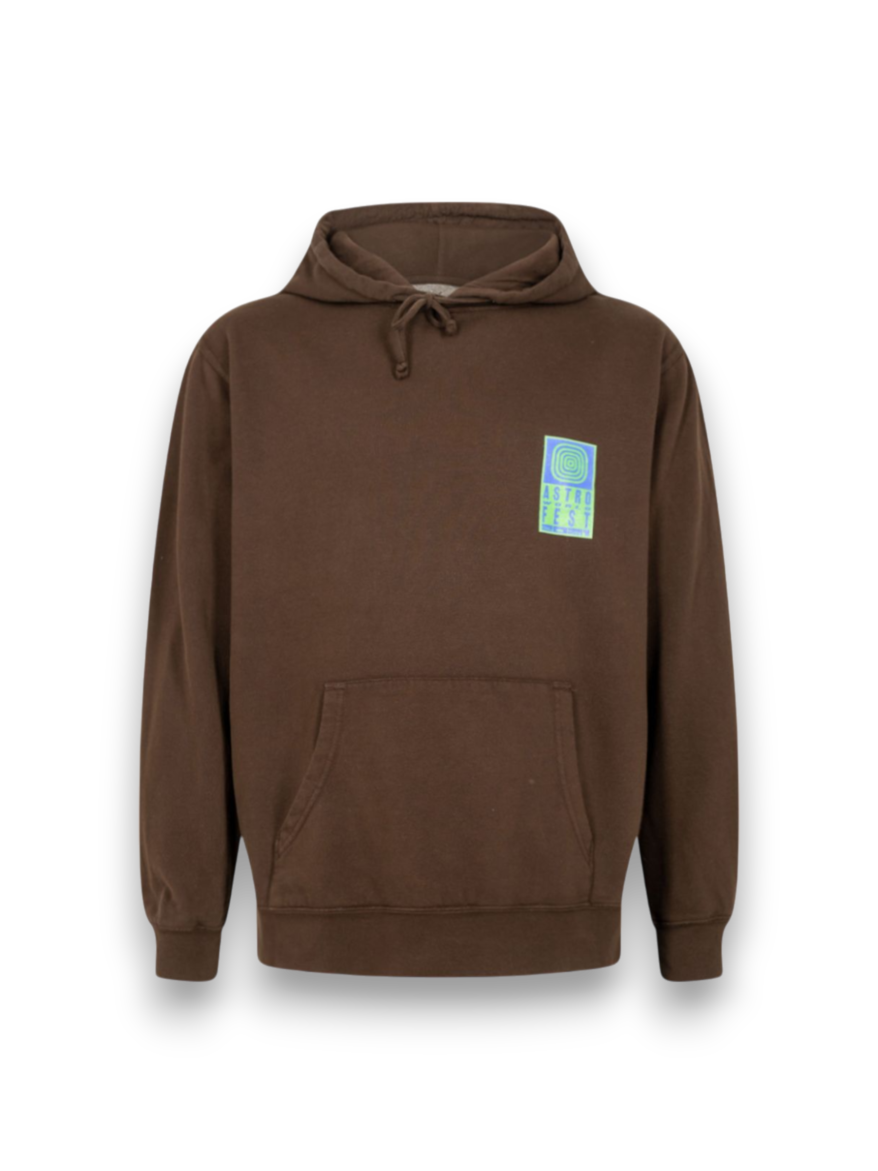 Travis Scott Astrofest Flame Guy Hoodie Brown