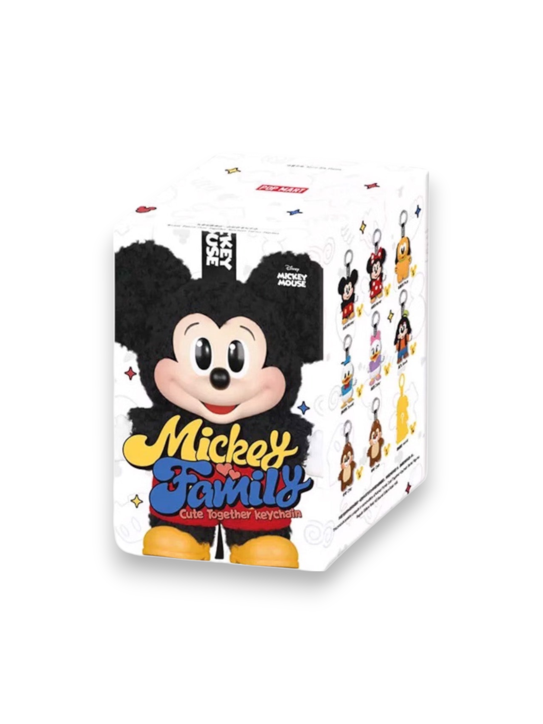 Pop Mart Disney Mickey Family Together Series Plush Keychain Single Blind Box