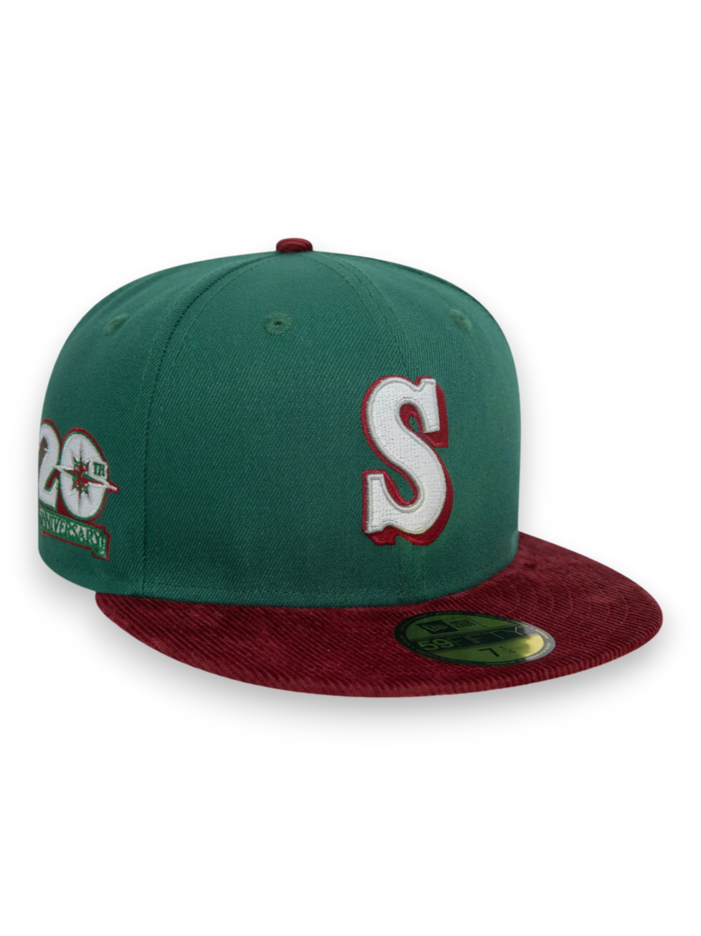 New Era Seattle Mariners Contrast Cord Dark Green 59FIFTY Fitted Cap