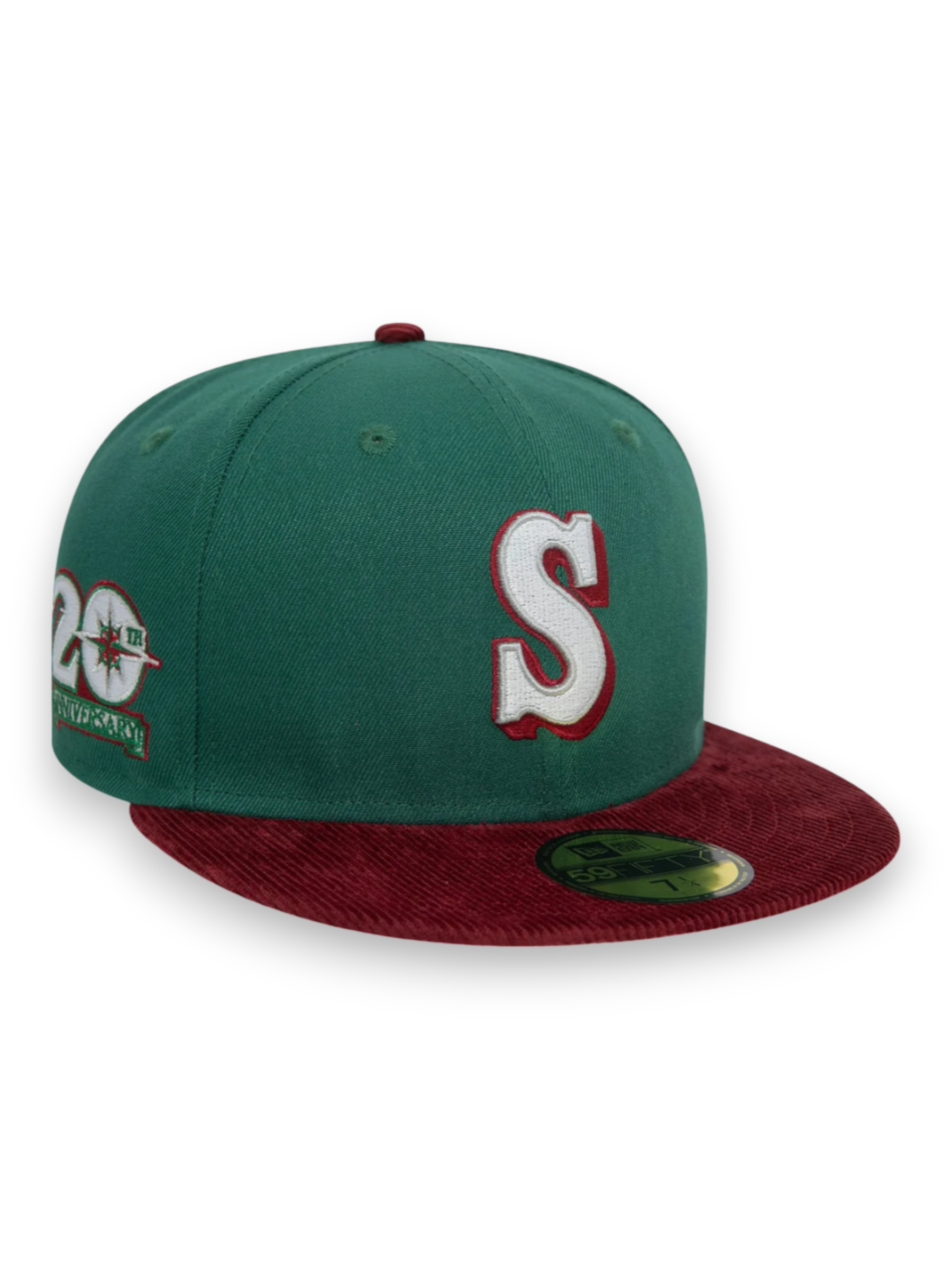 New Era Seattle Mariners Contrast Cord Dark Green 59FIFTY Fitted Cap