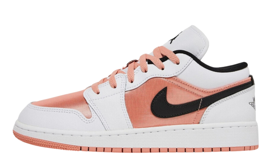 Air Jordan 1 Low White Light Madder Root (GS)