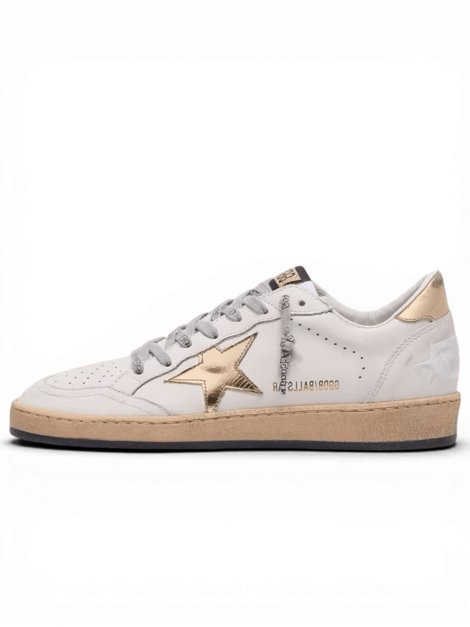 Golden Goose Ball Star Donna con stella e talloncino dorati