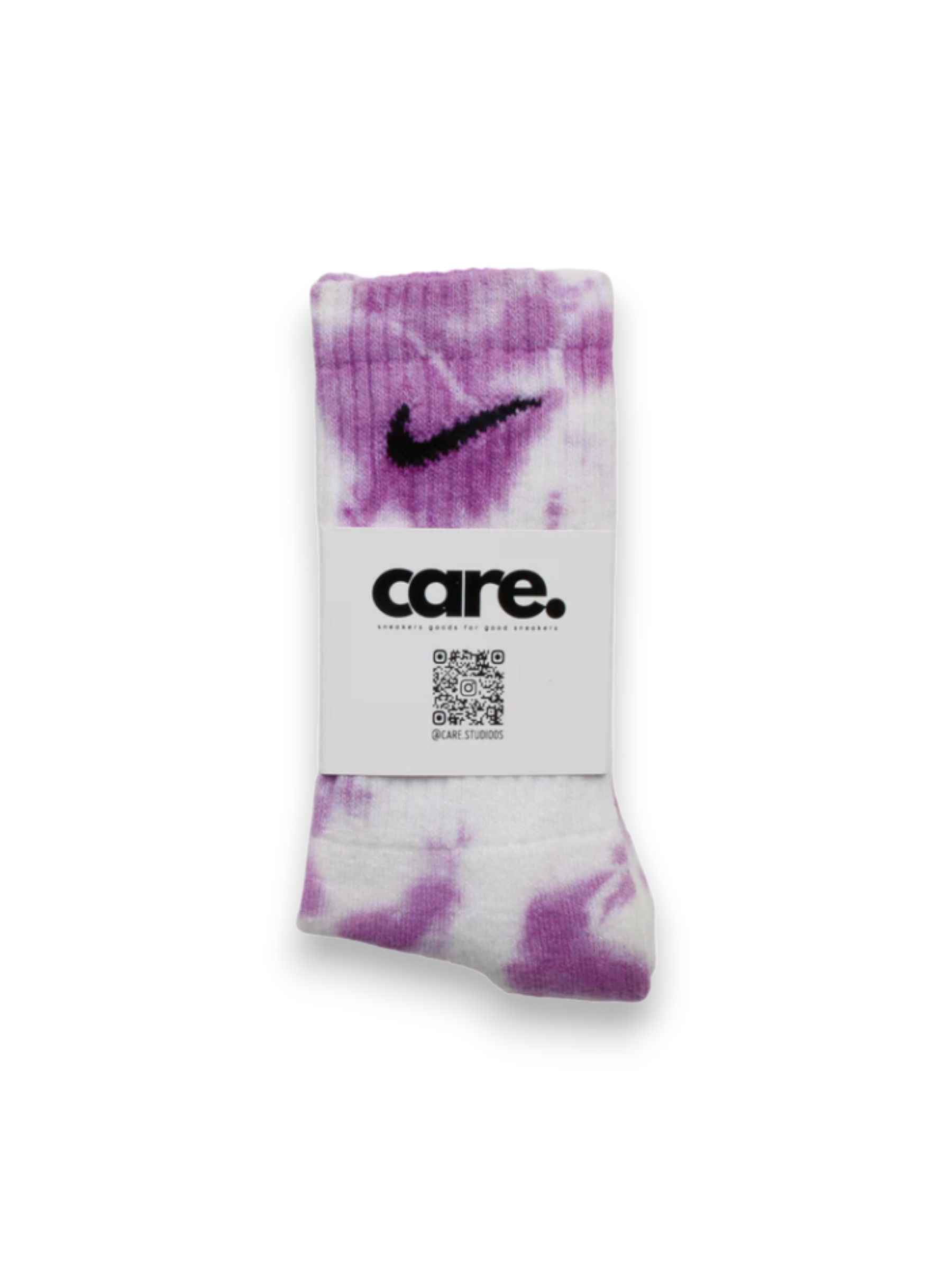 Nike Tie Dye Socks Grape by CARE STUDIOS