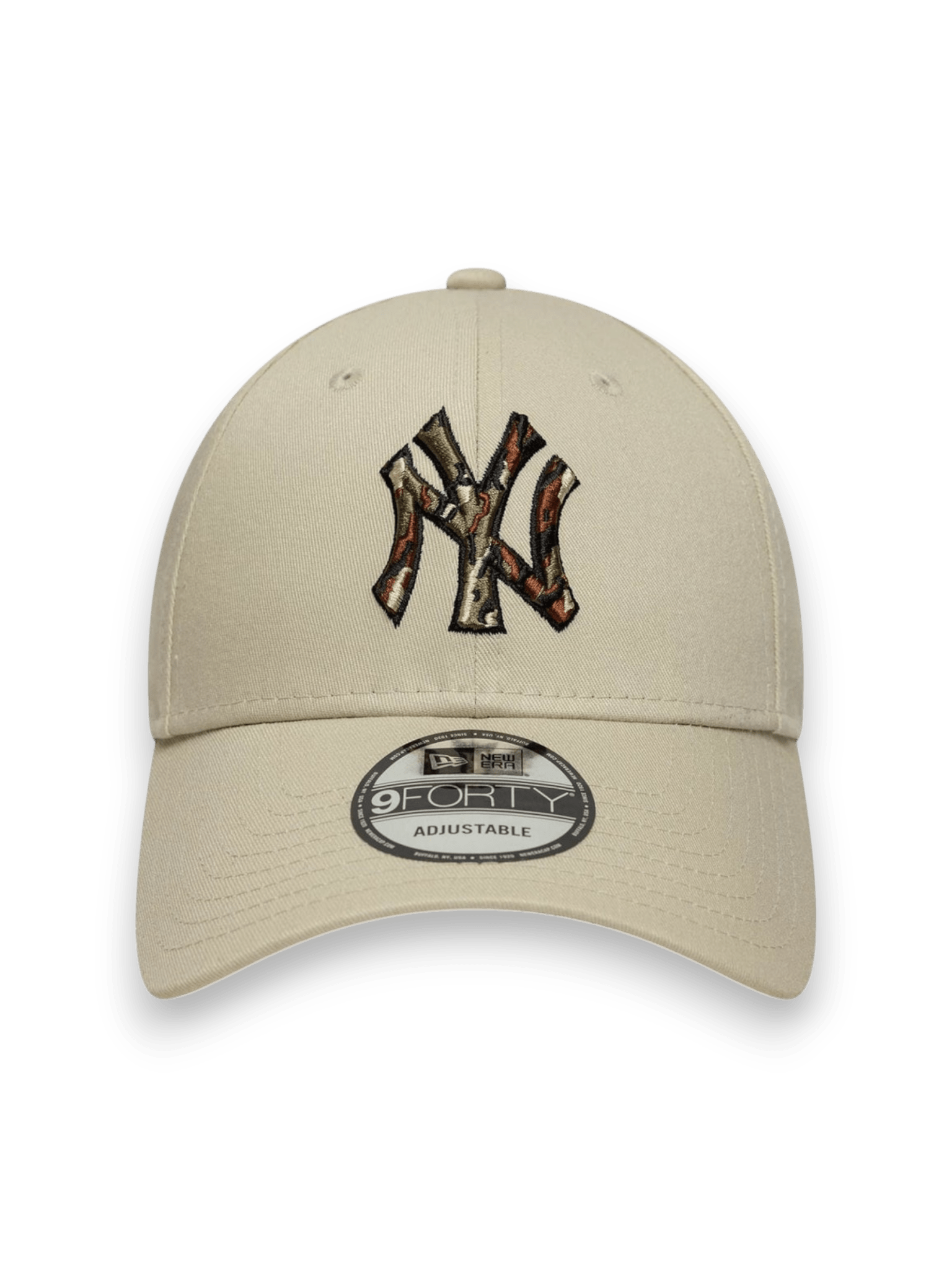 New Era 9FORTY New York Yankees MLB Outline Camo Cream