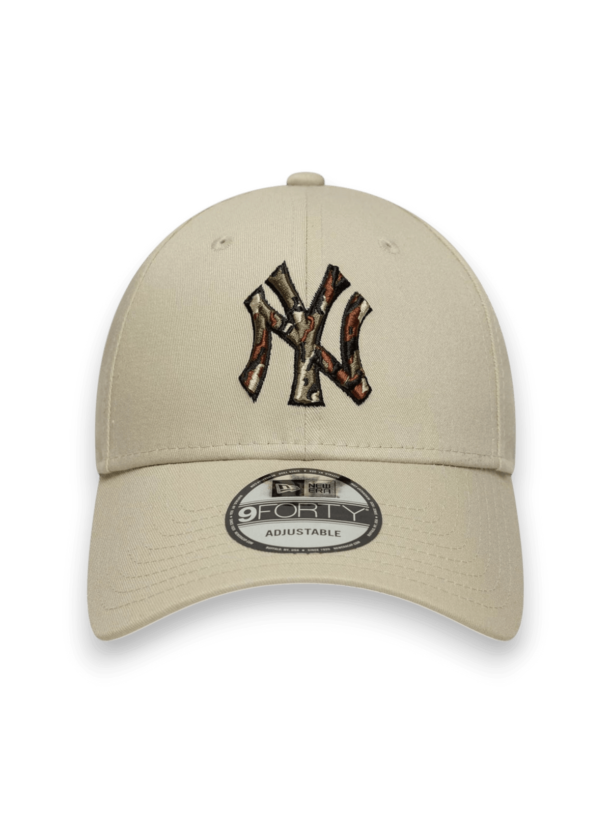 New Era 9FORTY New York Yankees MLB Outline Camo Cream