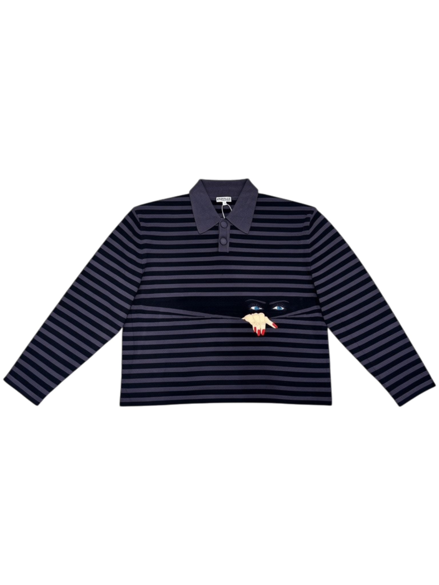 House Of Errors Knitted Peeping Rugby Black/Grey