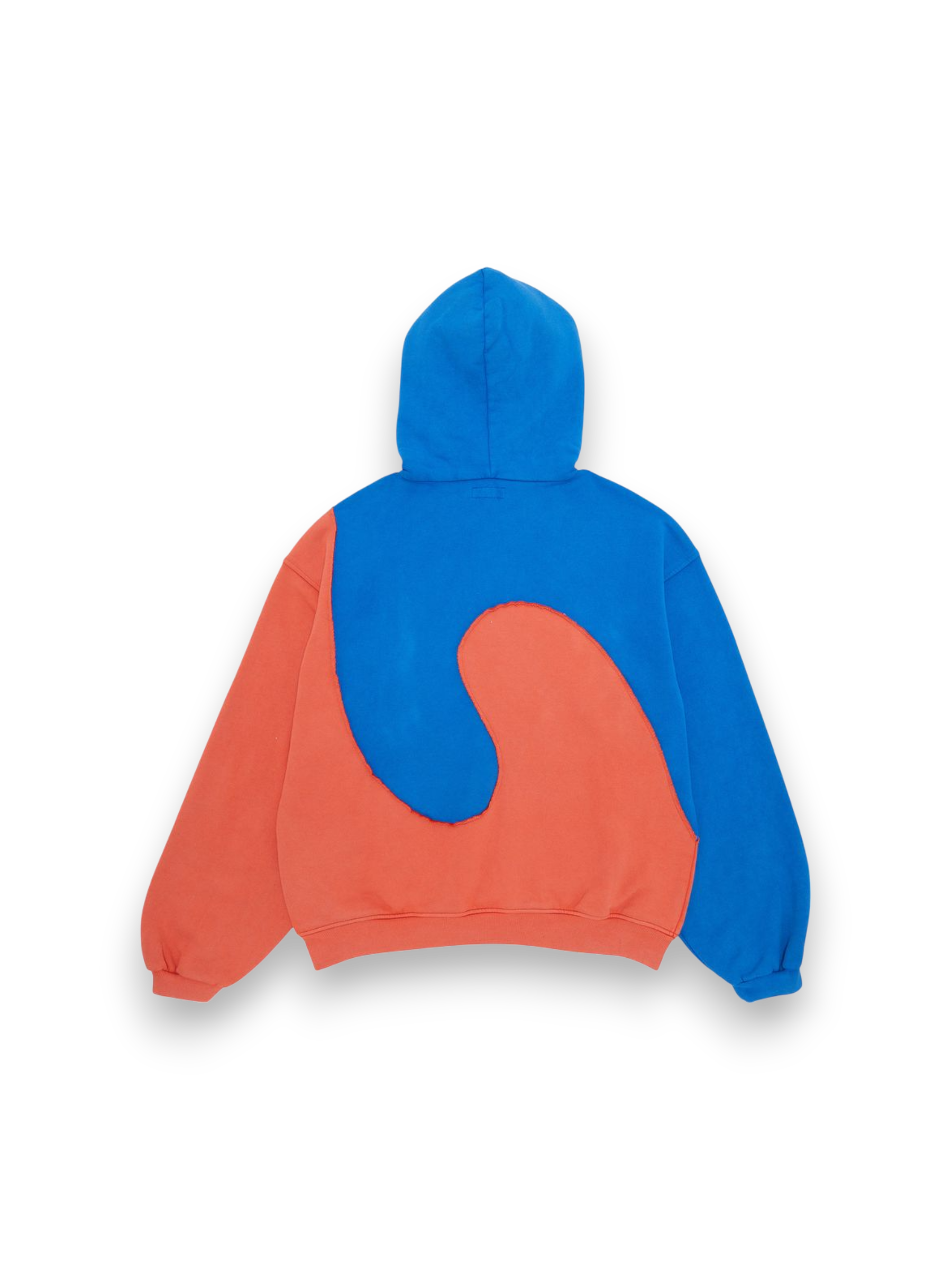 ERL Swirl Fleece Hoodie Blue Orange