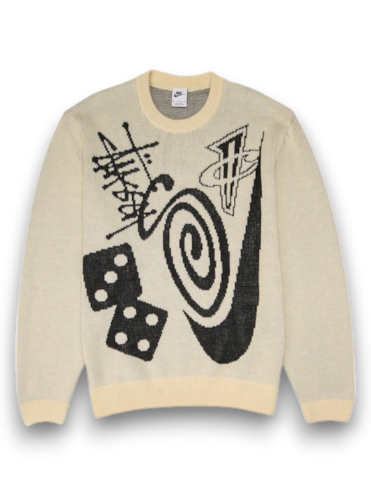 Nike x Stussy Knit Sweater Natural