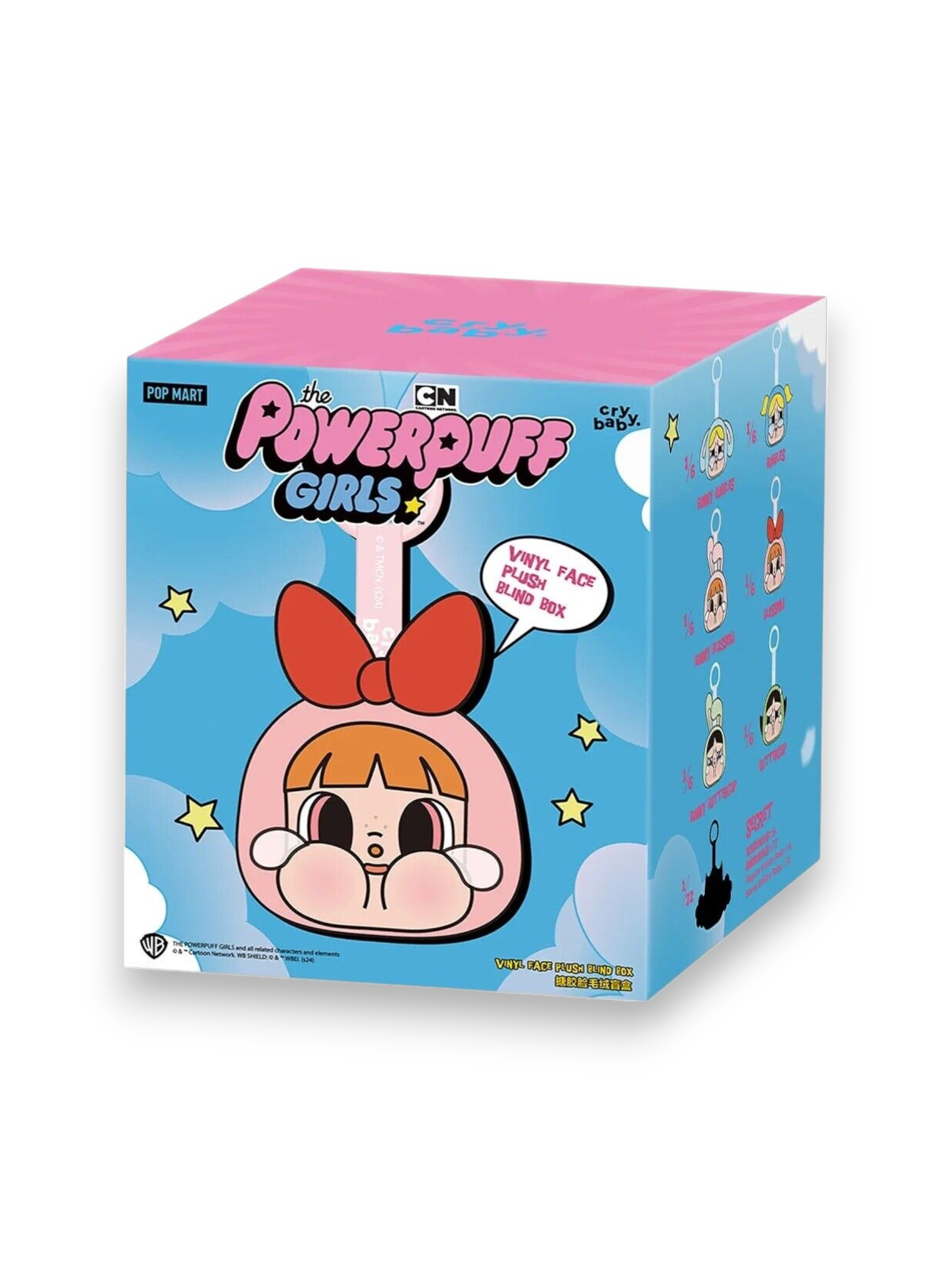 Pop Mart CryBaby x Powerpuff Girls Series Vinyl Face Plush Blind Box