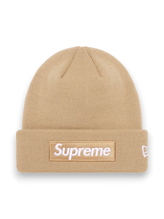 Supreme New Era Box Logo Beanie (FW23) Dark Sand