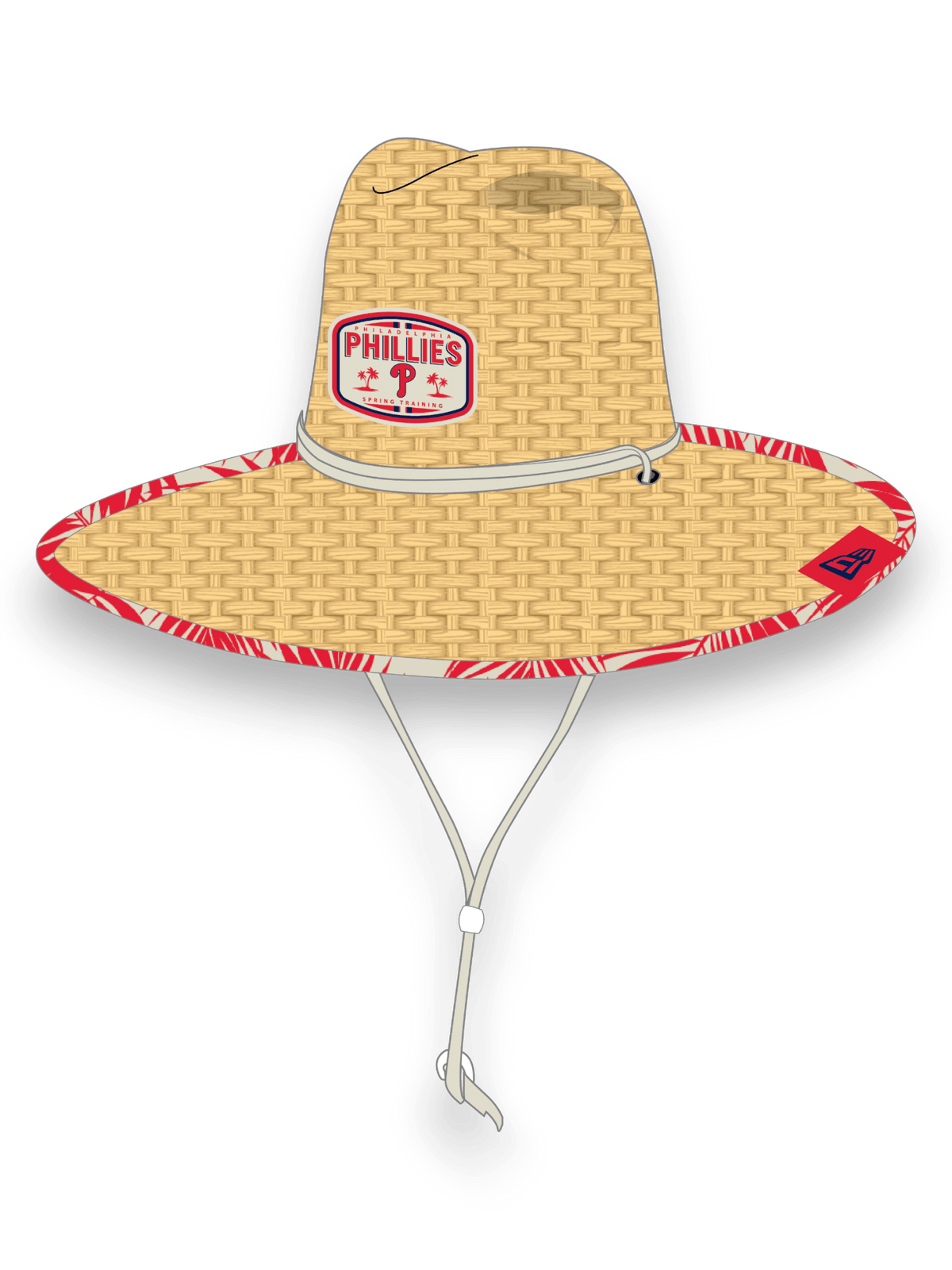 New Era Straw Hat Phiphi Natural Red
