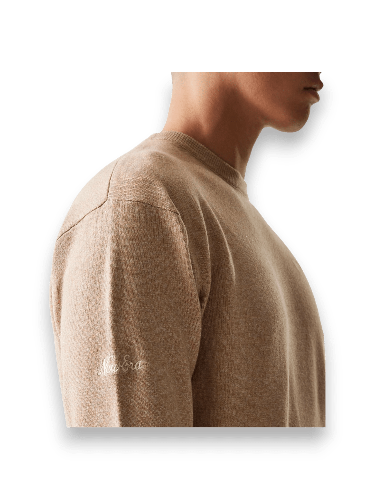 New Era Essential Flag Light Beige Knitted Sweater