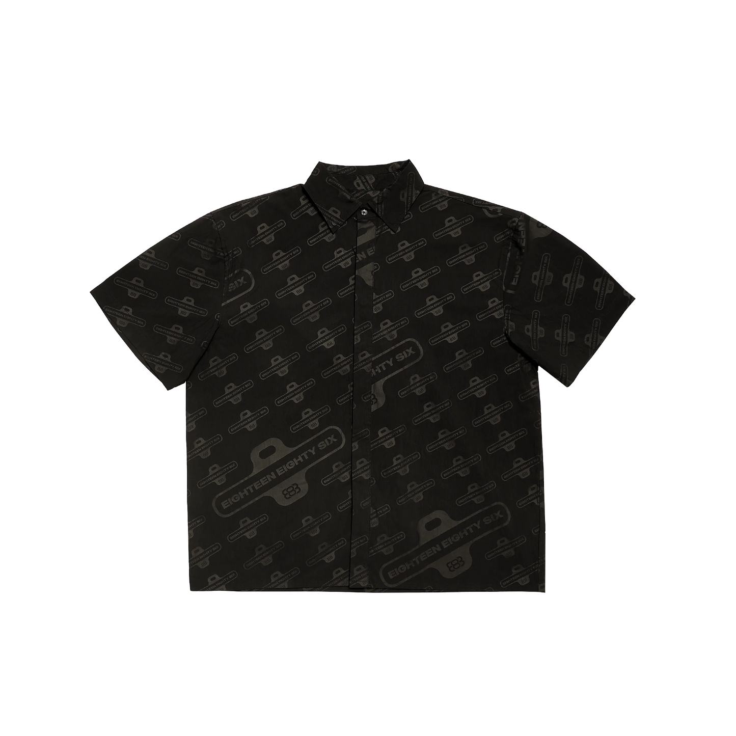 1886 Black Logo Monogram printed shirt