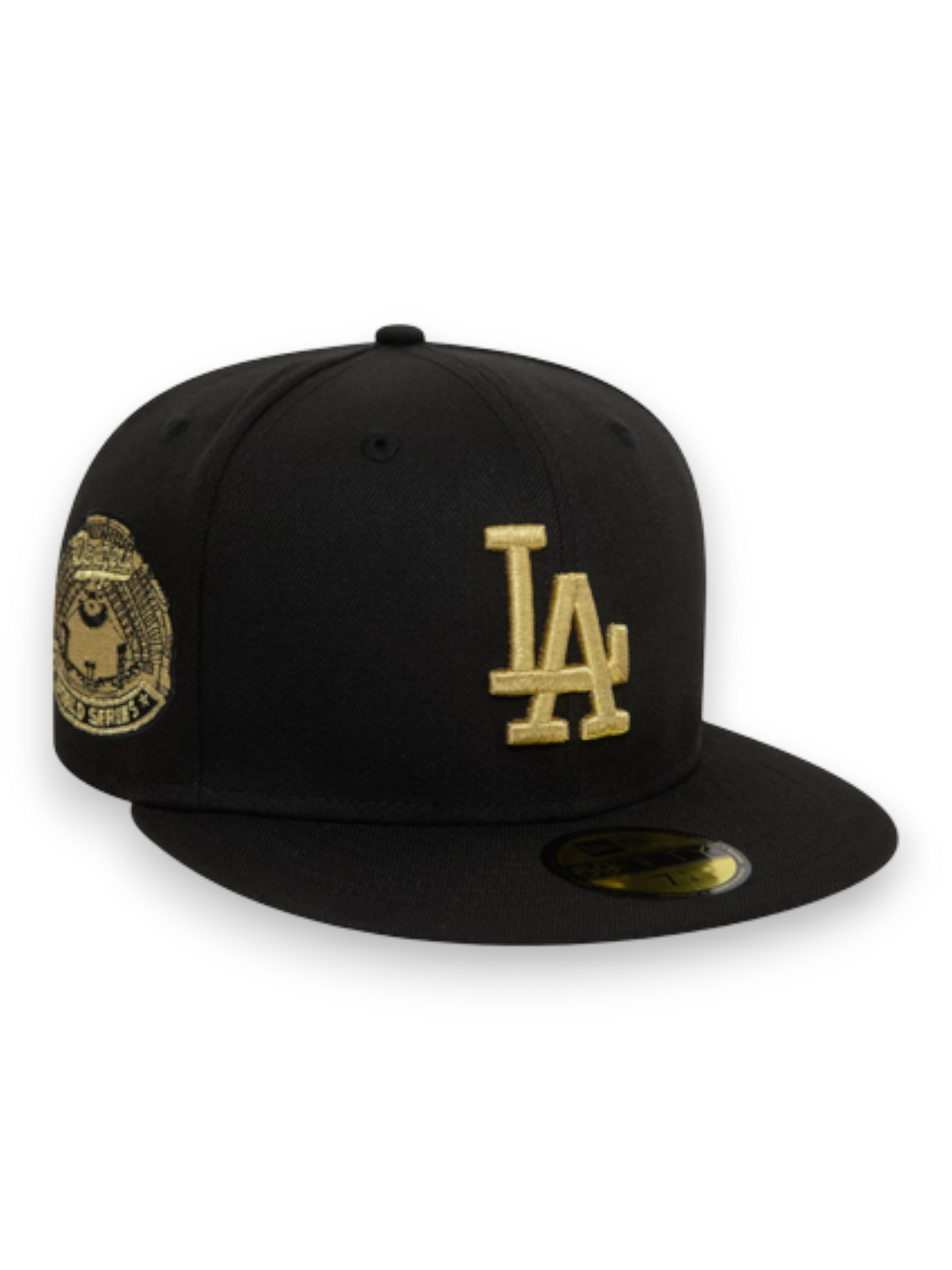 New Era LA Dodgers Cooperstown Metallic Black 59FIFTY Fitted Cap