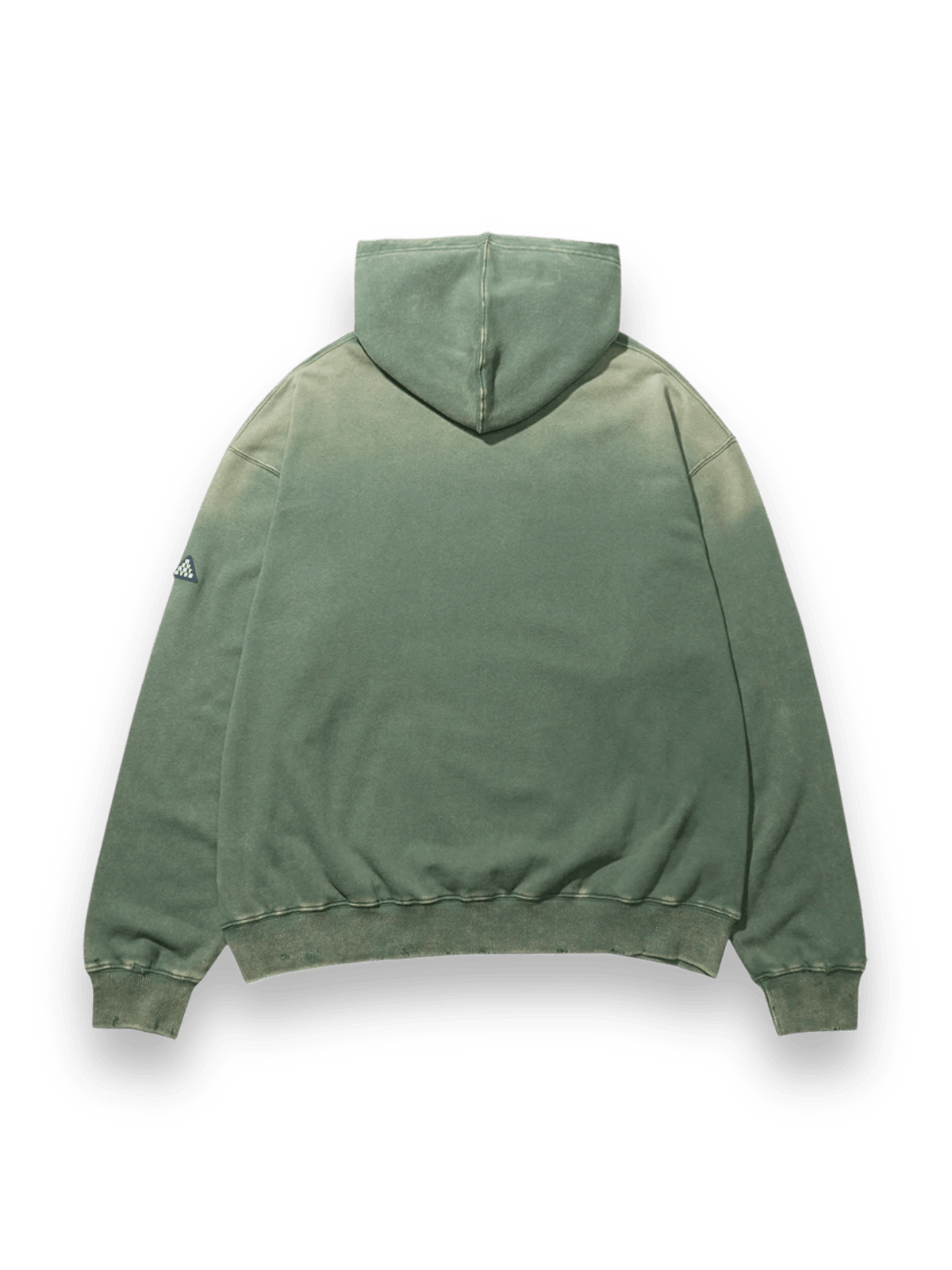 DEVÁ STATES Distressed Hoodie Cross Green