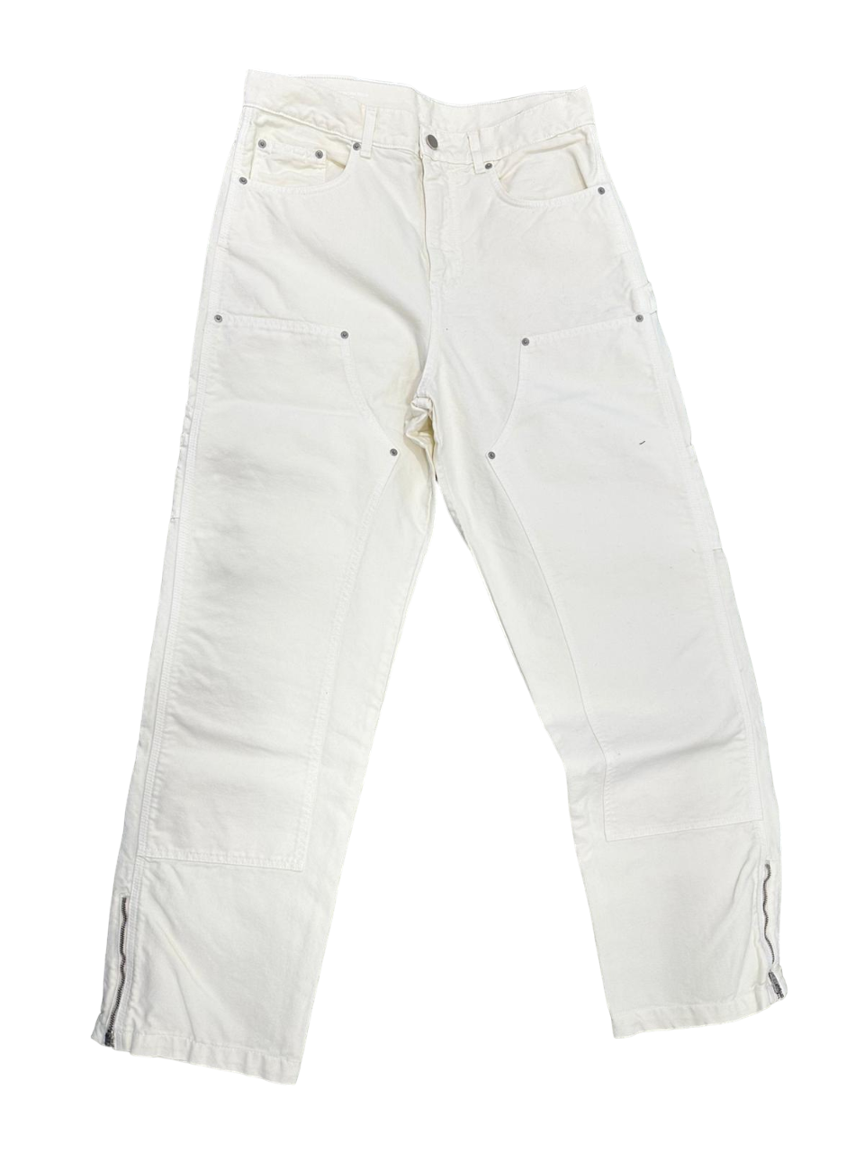 Garment Workshop Double-Knee Carpenter Jeans Heavy Cream