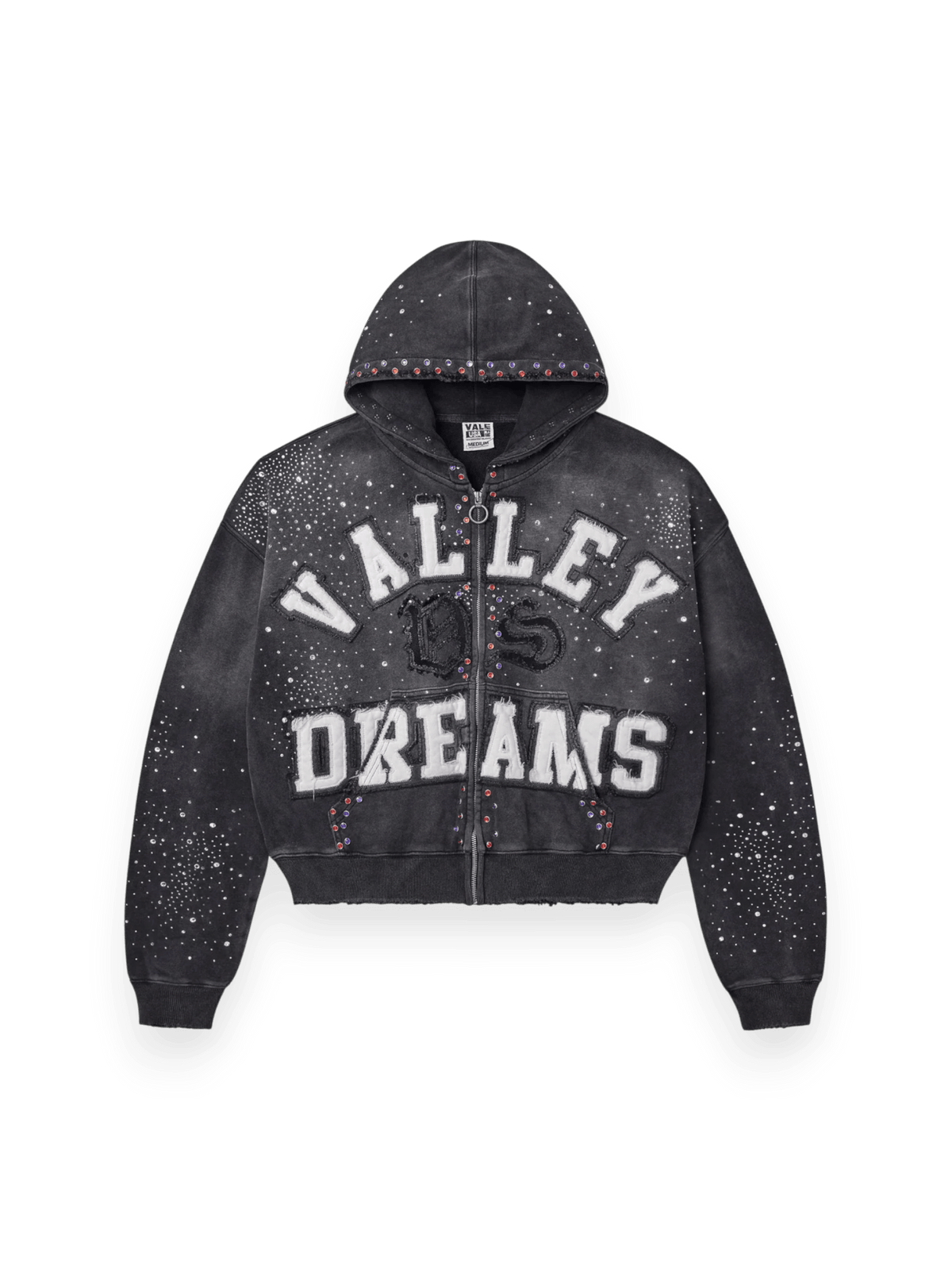 Vale Forever Classico Zip Up Sweatshirt Black