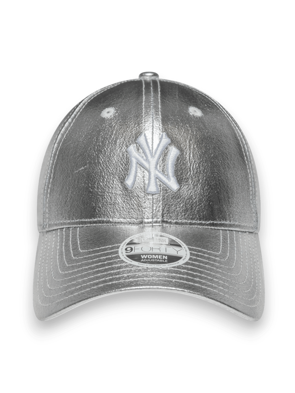 New Era 9FORTY New York Yankees MLB Metallic Argento