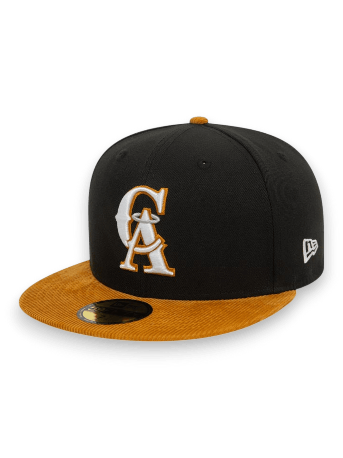 New Era LA Angels Contrast Cord Black 59FIFTY Fitted Cap