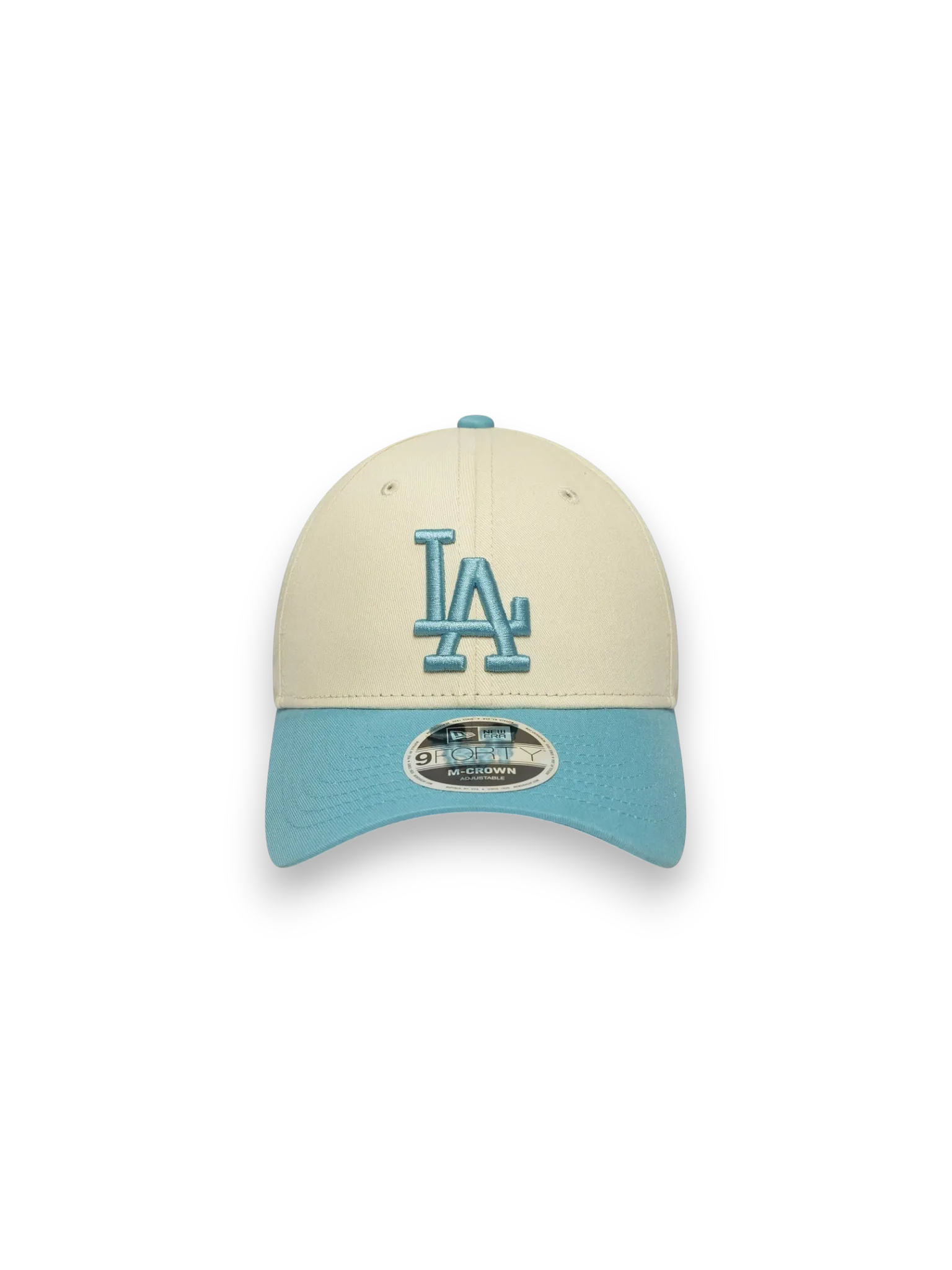 New Era LA Dodgers MLB Colour Block Cream 9FORTY M-Crown Adjustable Cap