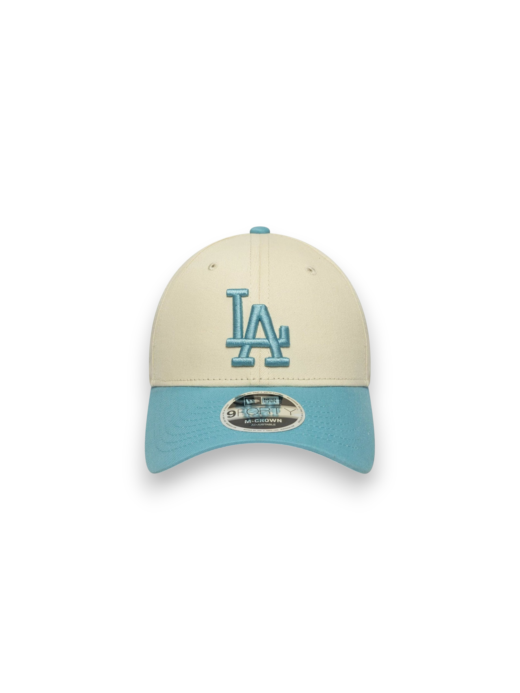 New Era LA Dodgers MLB Colour Block Cream 9FORTY M-Crown Adjustable Cap