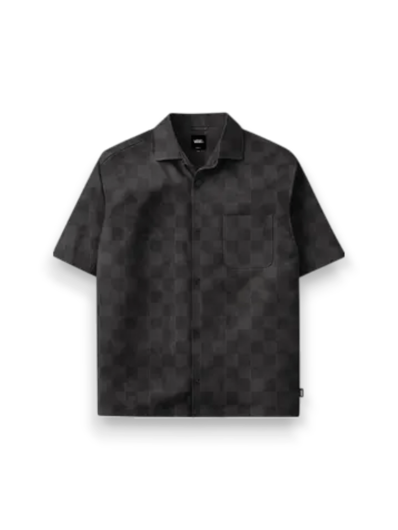 Vans Doren Tencel Check Camp SS Shirt Blackk