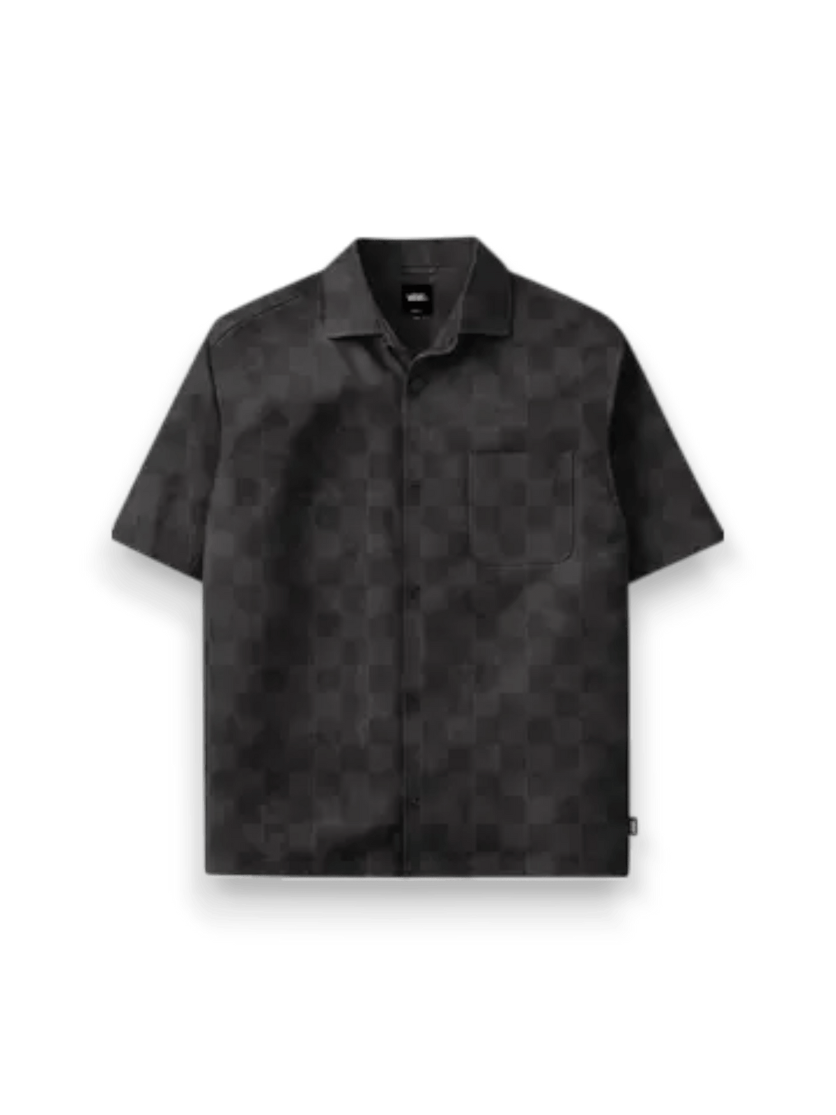 Vans Doren Tencel Check Camp SS Shirt Blackk