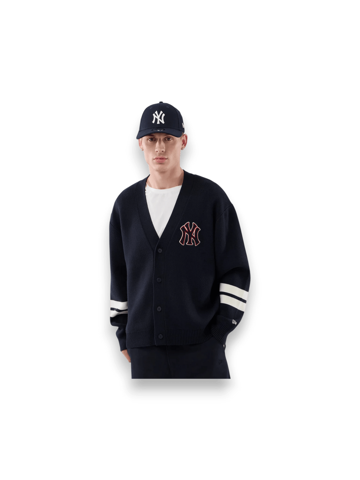 New Era New York Yankees MLB Knit Navy Cardigan