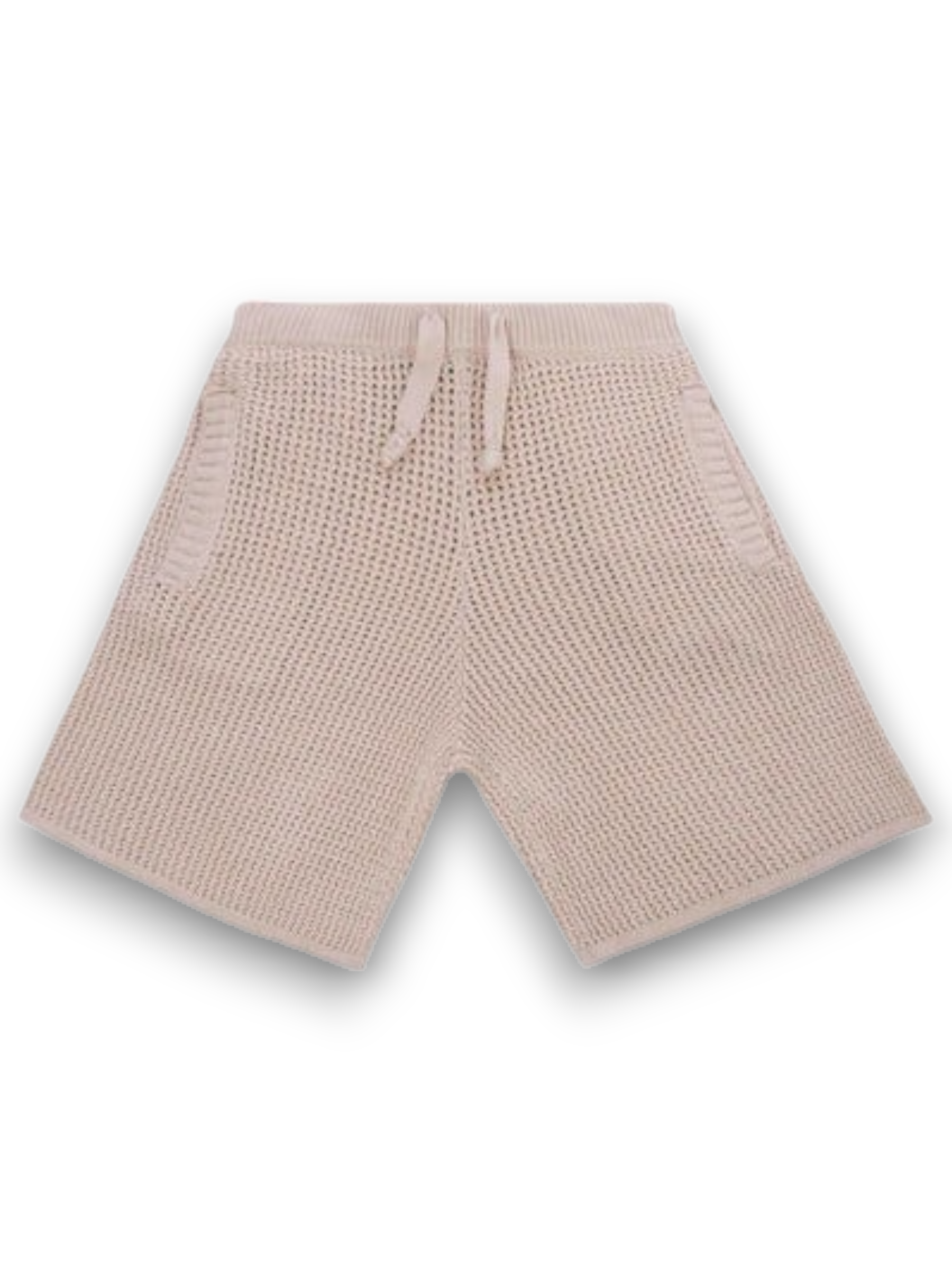 Garment Workshop crochet shorts heavy cream