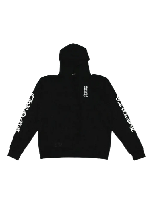 Chrome Hearts Vertical Logo Hoodie Black